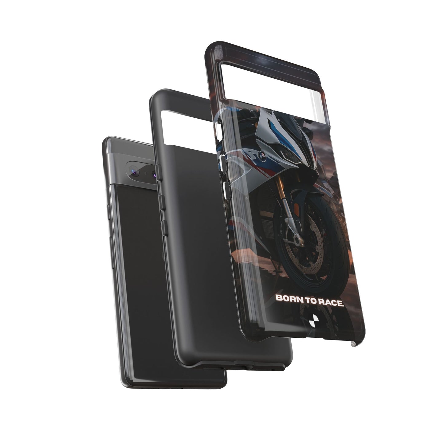 Coque de téléphone pour moto BMW – Design Born to Race