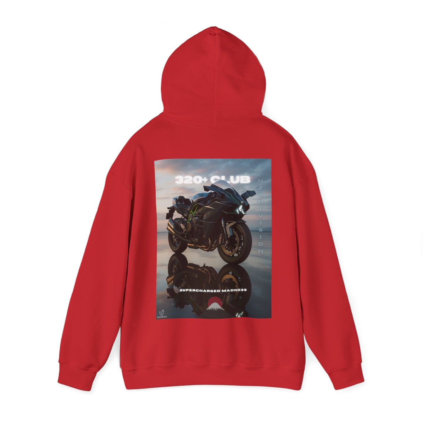 H2R Racing-Inspired Unisex Heavy Blend Hoodie with Graphic Art Design