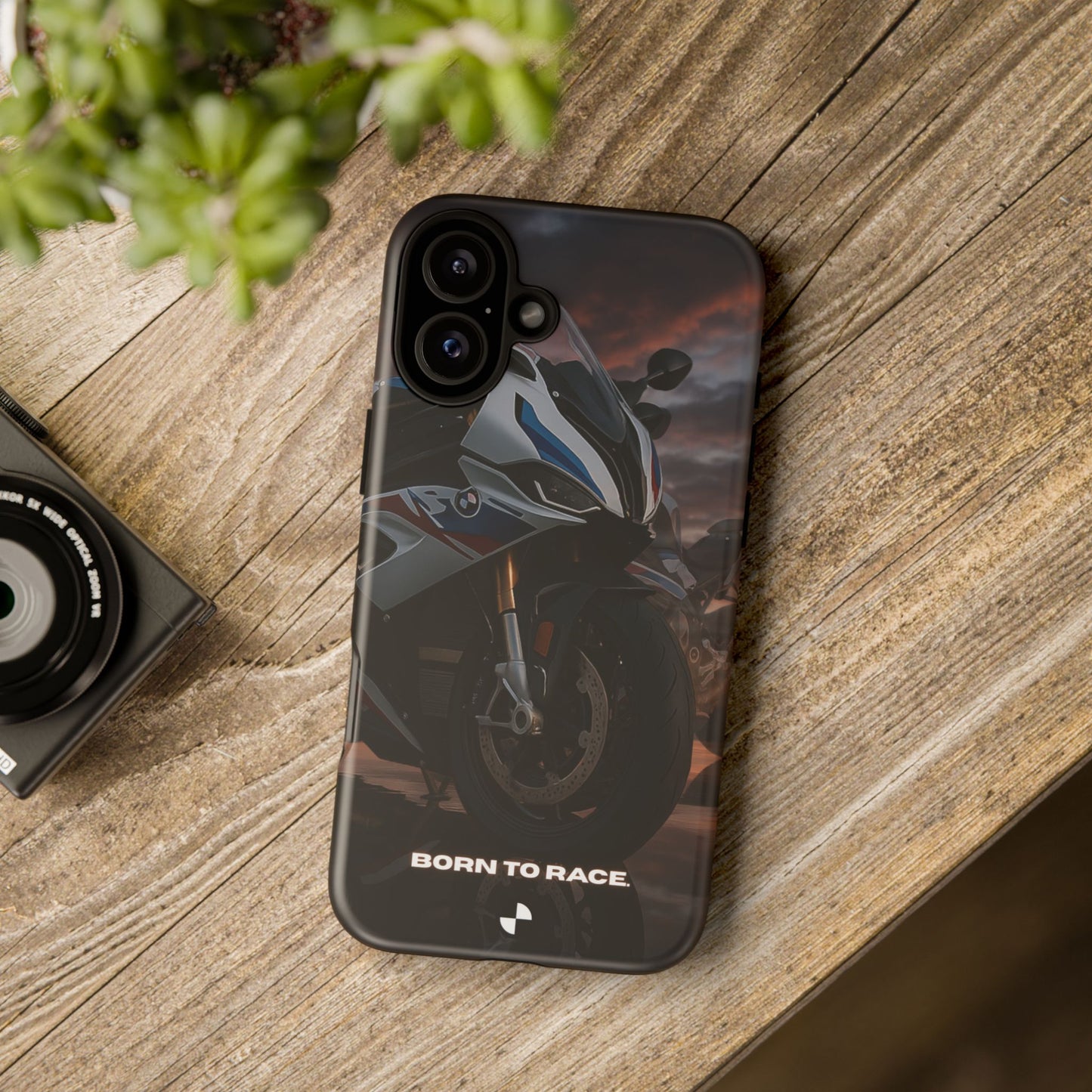 Coque de téléphone pour moto BMW – Design Born to Race