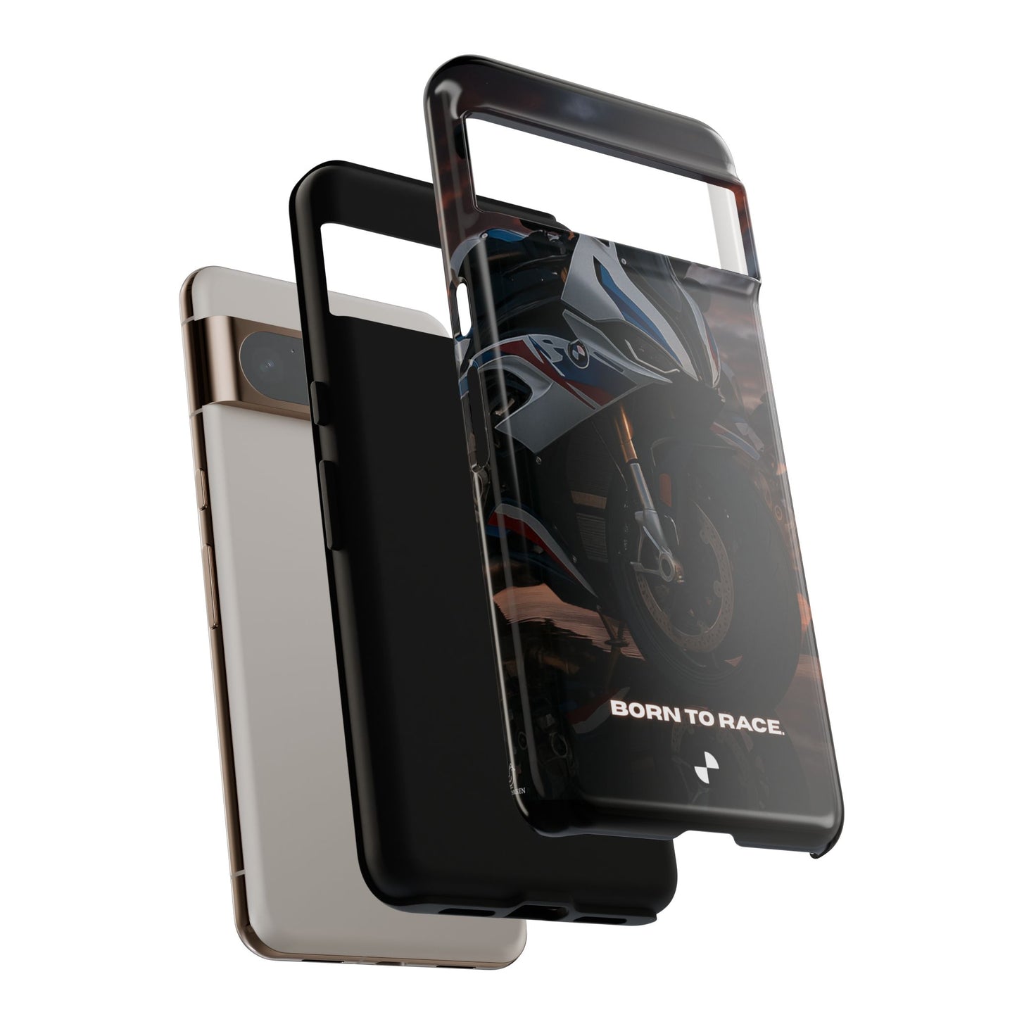 Coque de téléphone pour moto BMW – Design Born to Race