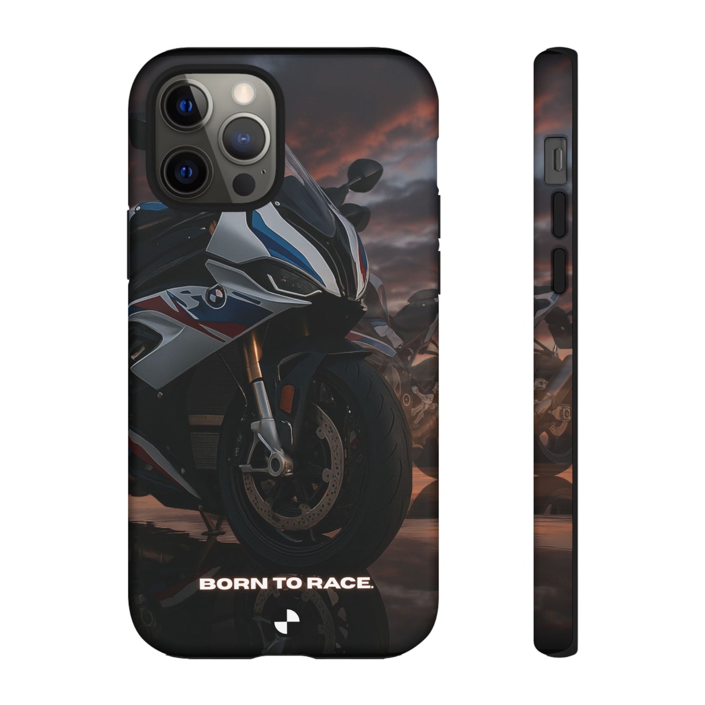 Coque de téléphone pour moto BMW – Design Born to Race