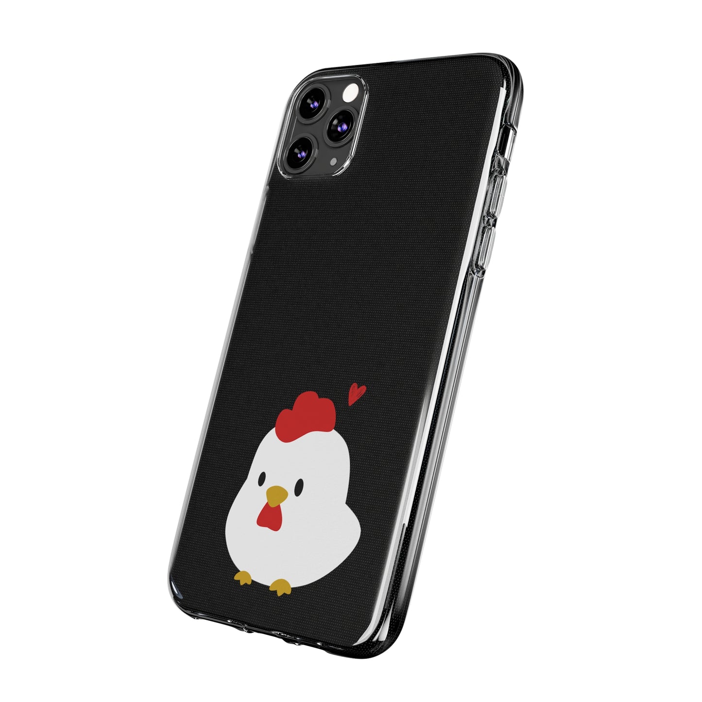 Cute Chicken Soft Phone Case, Animal Phone Cover for Farm Lovers, Gifts for Her, Cute Smartphone Accessory, Chicken Lover Gift