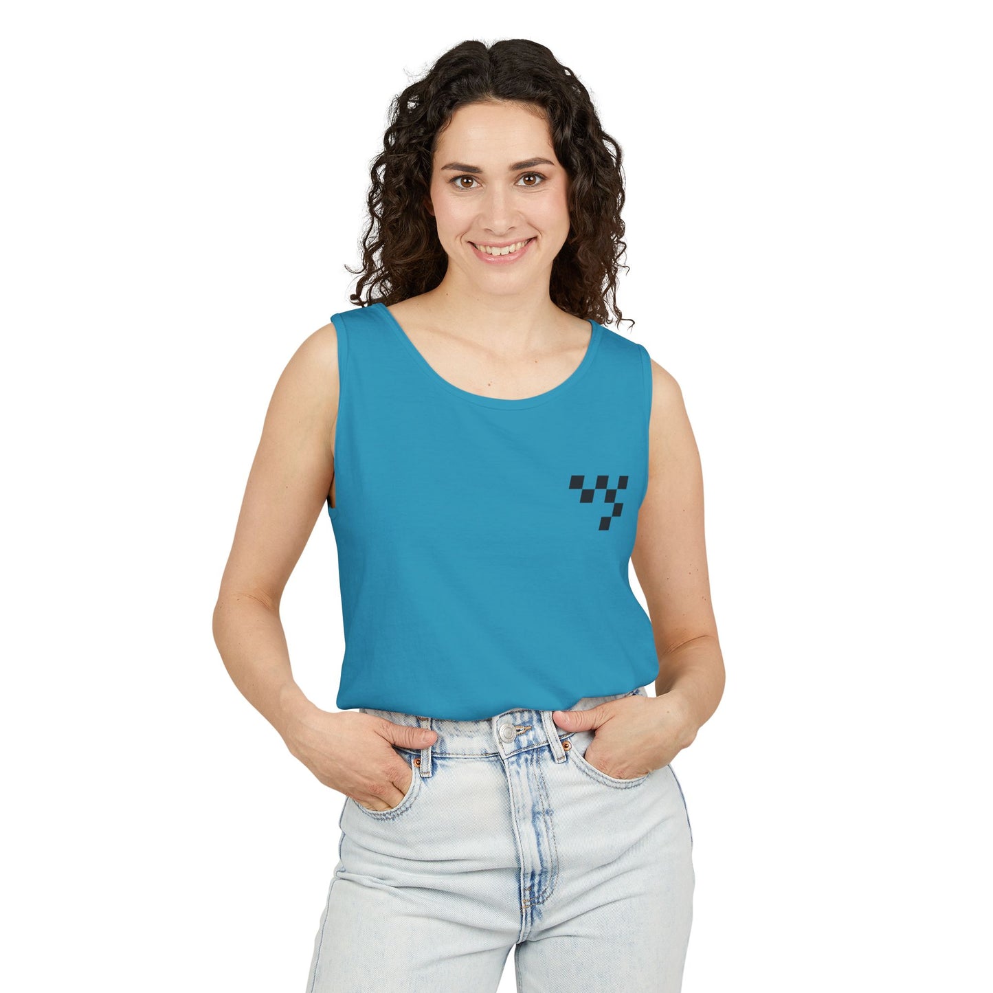 Raceline Holo Inspired Car - Unisex Garment-Dyed Tank Top