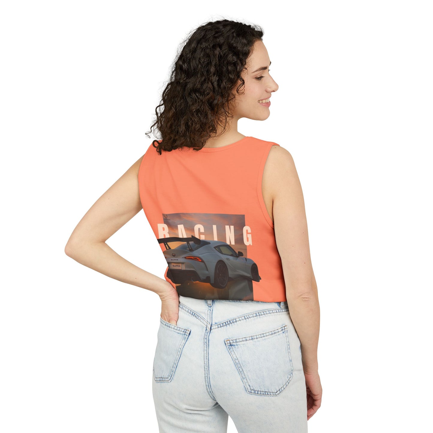 Racing Stututu Car - Unisex Garment-Dyed Tank Top
