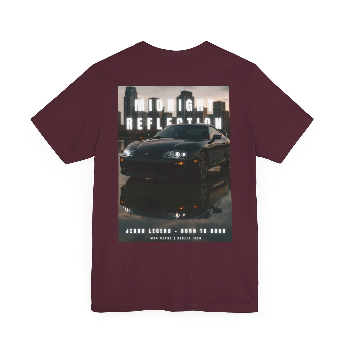 Midnight Reflection Unisex Tee, Casual Streetwear, Car Lovers Gift, Graphic T-Shirt, Everyday Wear, Urban Outfit