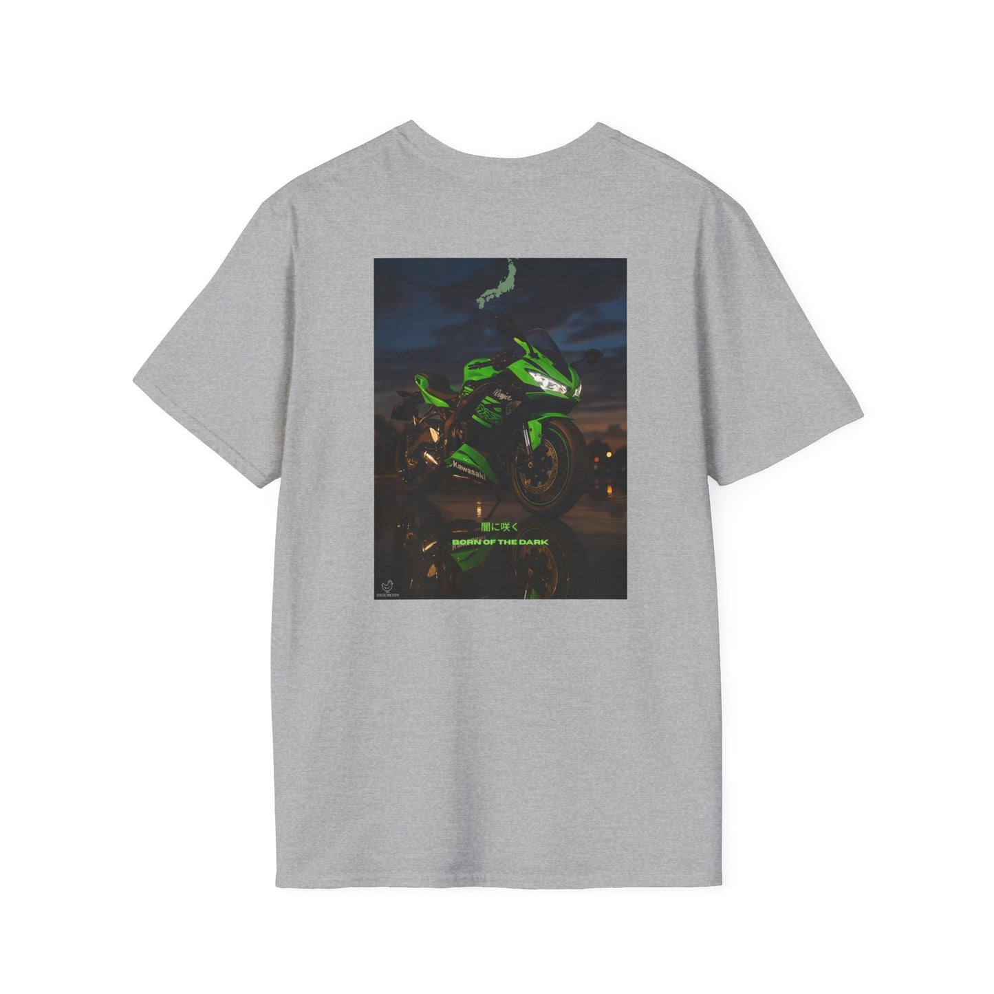 Unisex ZC6R Ninja Softstyle Motorcycle T-Shirt - Ride with Freedom & Style