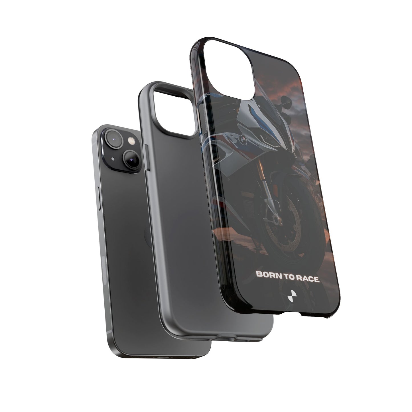 Coque de téléphone pour moto BMW – Design Born to Race