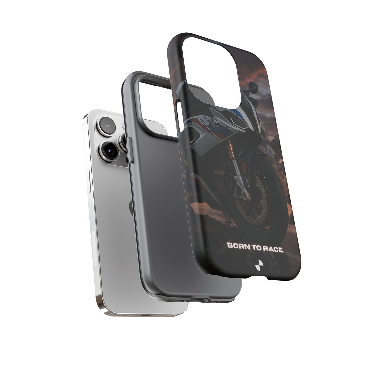 Coque de téléphone pour moto BMW – Design Born to Race