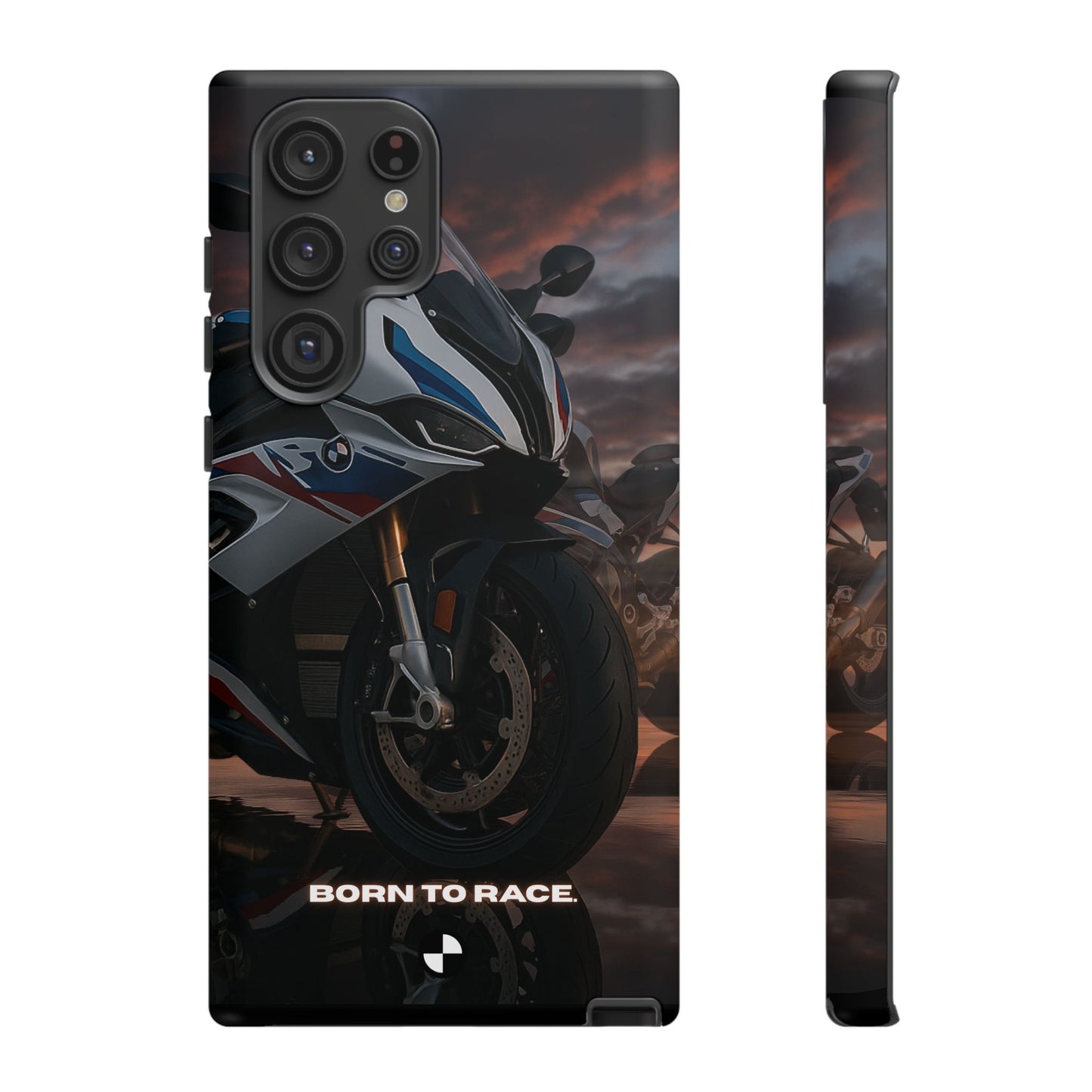 Coque de téléphone pour moto BMW – Design Born to Race