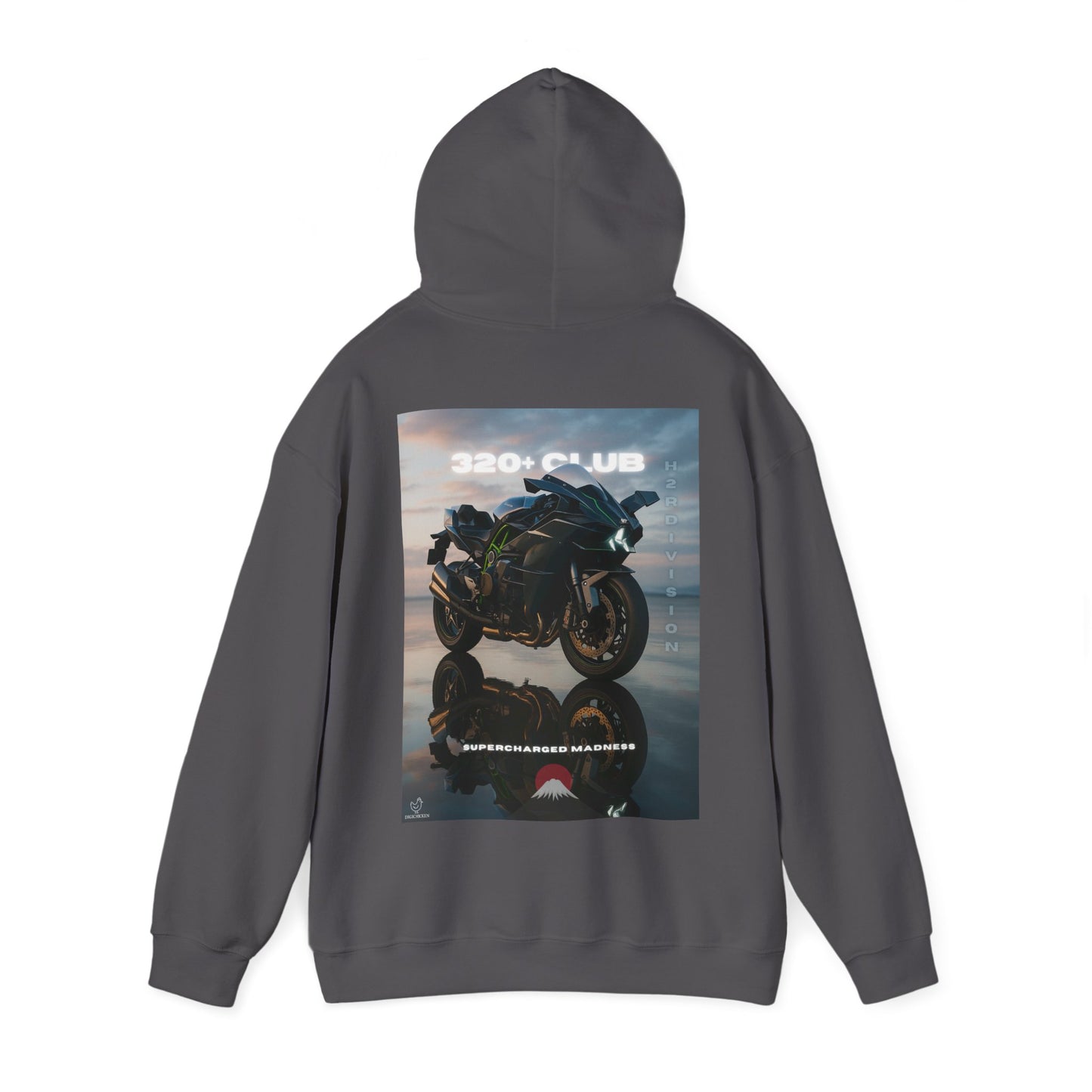 H2R Racing-Inspired Unisex Heavy Blend Hoodie with Graphic Art Design