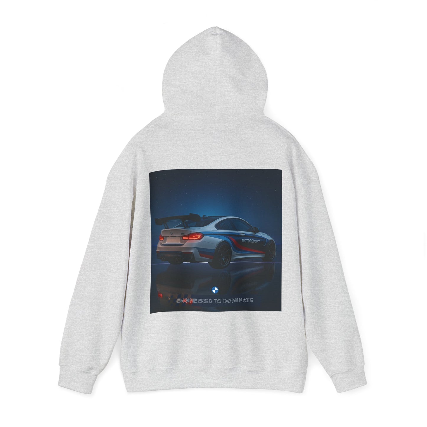 Engineered to Dominate Racing Hoodie - Unisex Heavy Blend Sweatshirt for Car Enthusiasts