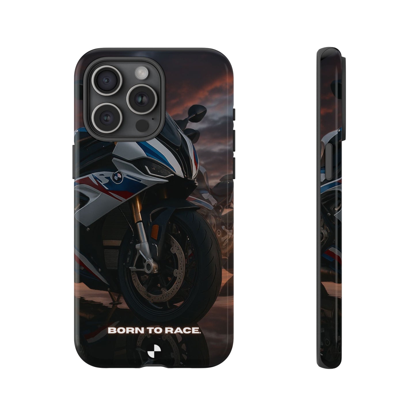 Coque de téléphone pour moto BMW – Design Born to Race