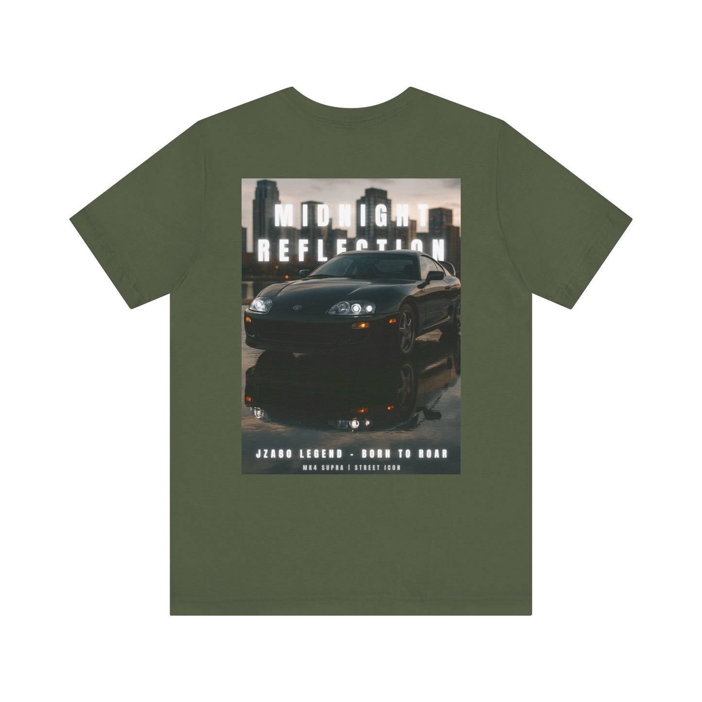Midnight Reflection Unisex Tee, Casual Streetwear, Car Lovers Gift, Graphic T-Shirt, Everyday Wear, Urban Outfit