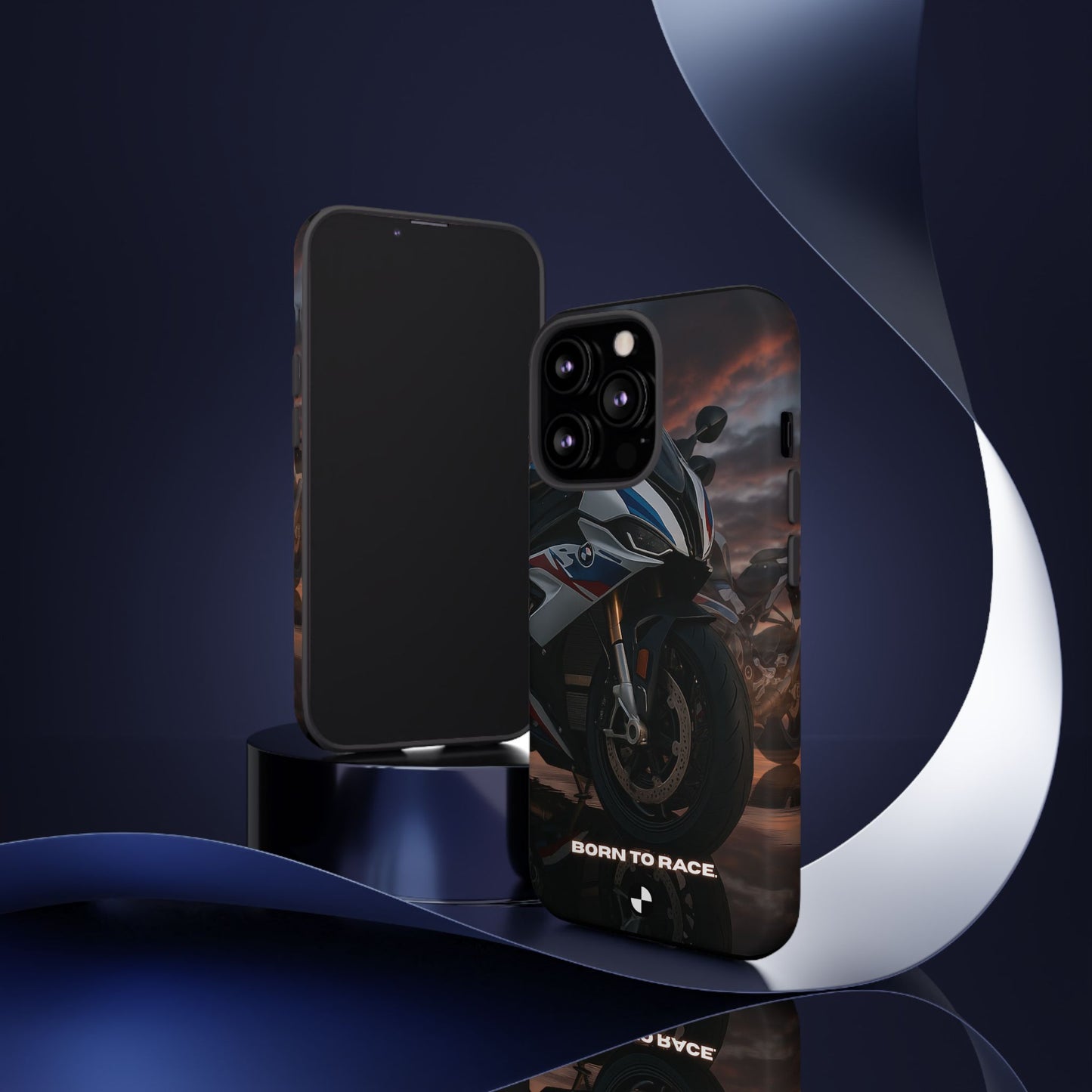 Coque de téléphone pour moto BMW – Design Born to Race