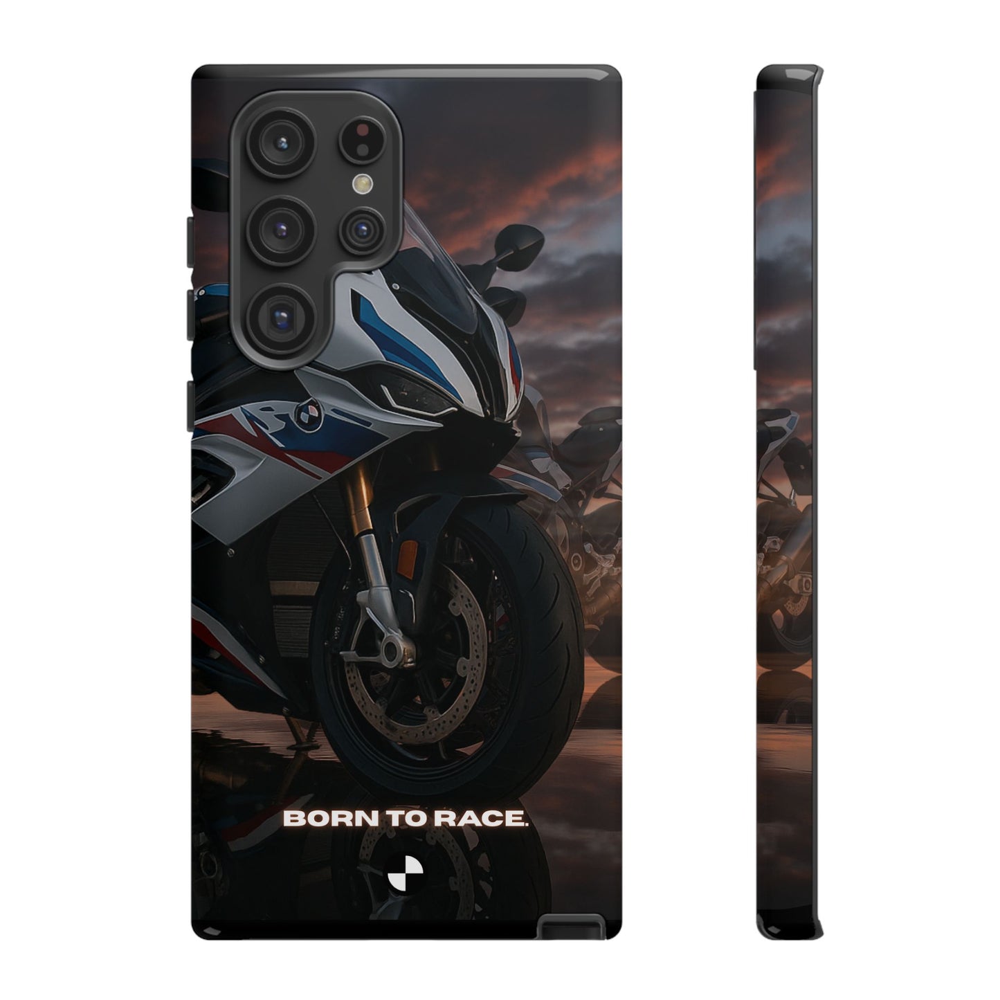 Coque de téléphone pour moto BMW – Design Born to Race