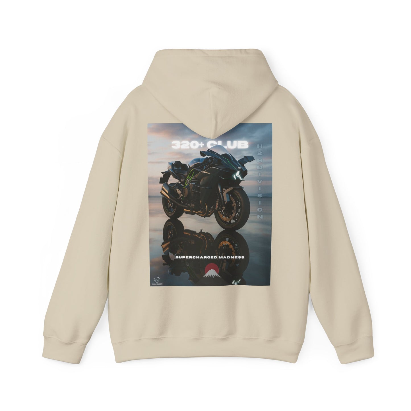 H2R Racing-Inspired Unisex Heavy Blend Hoodie with Graphic Art Design