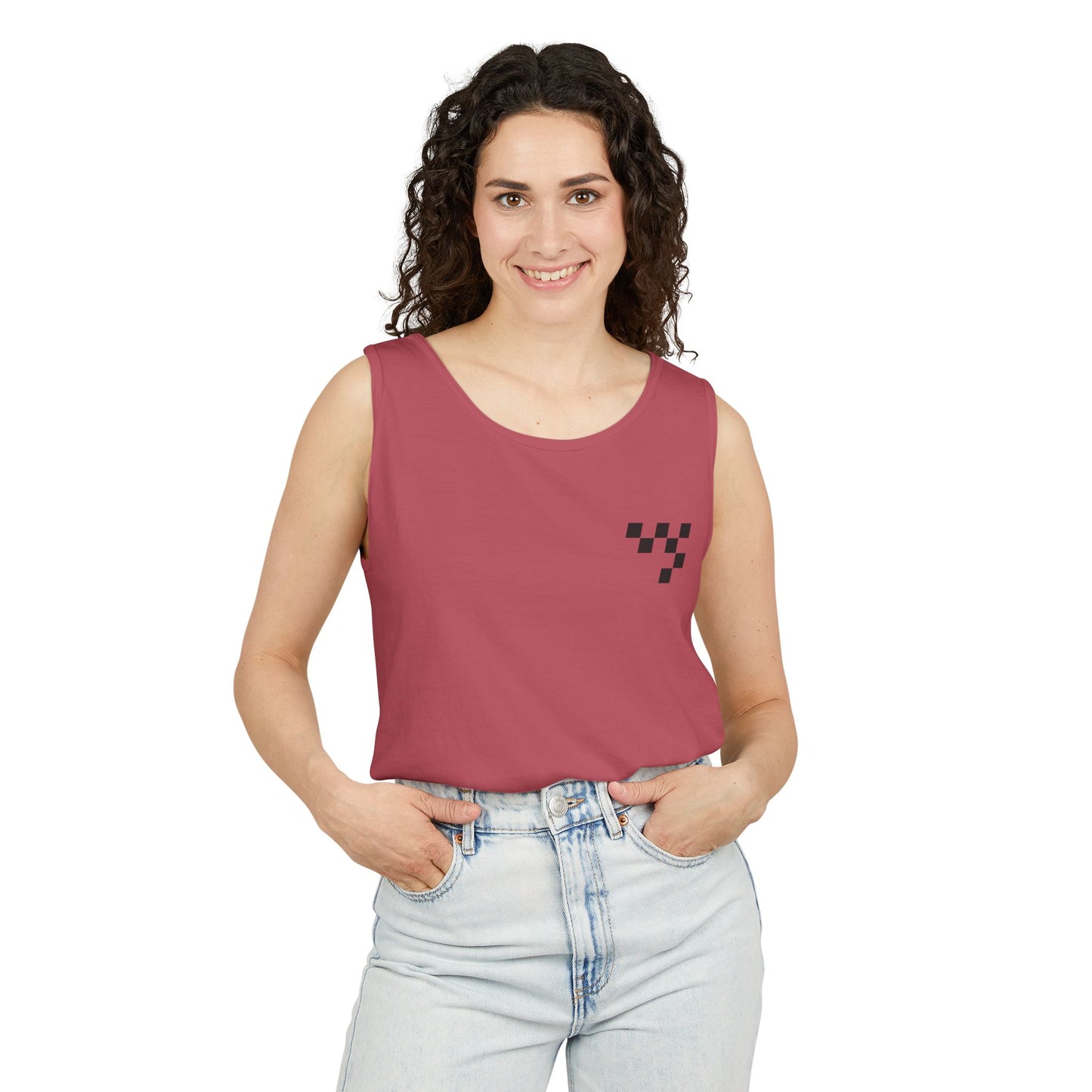 Raceline Holo Inspired Car - Unisex Garment-Dyed Tank Top