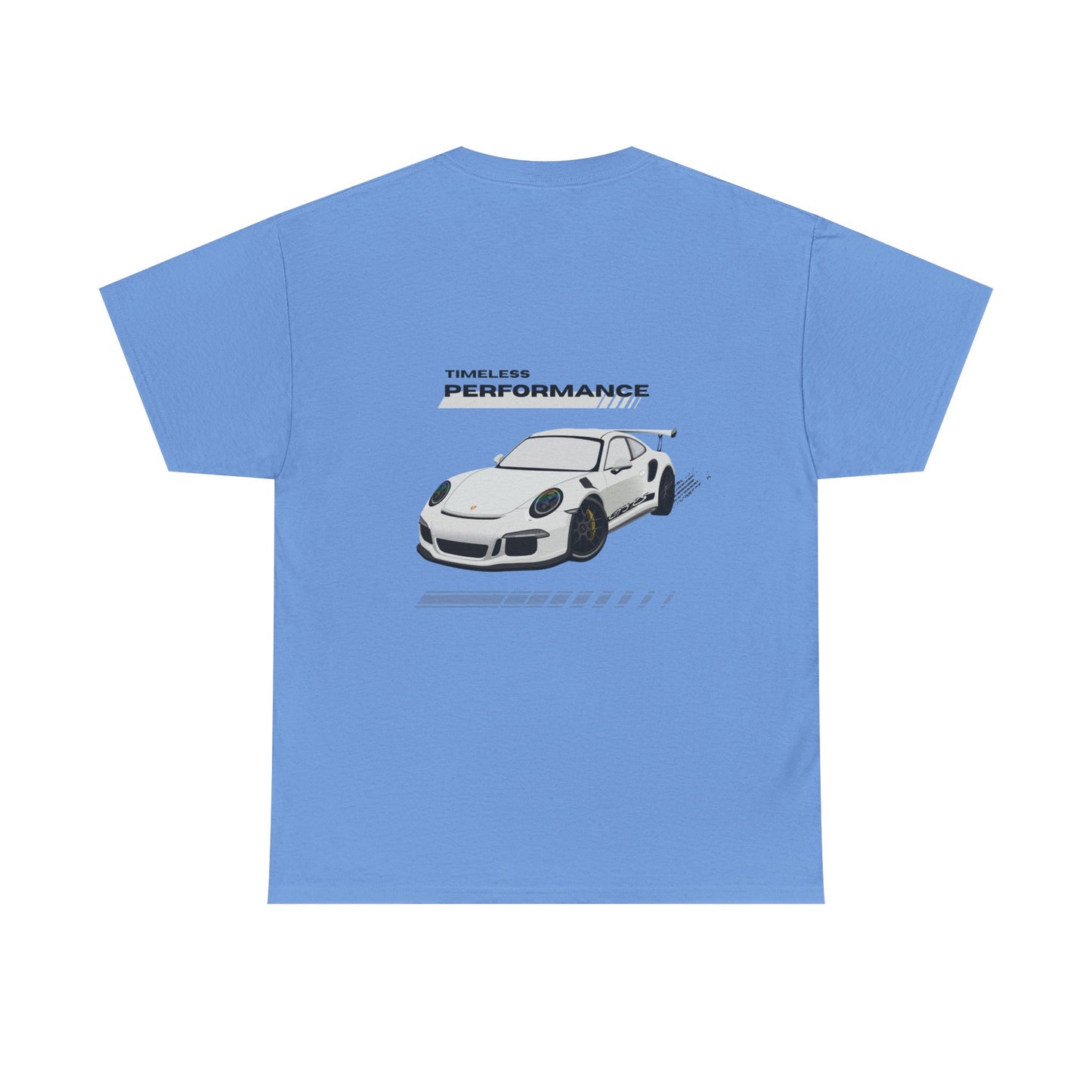 Performance intemporelle, Porsche, T-shirt unisexe en coton épais, T-shirt pour passionné d'automobile, Cadeau automobile, Vêtements de sport automobile, Tenue décontractée, T-shirt unisexe