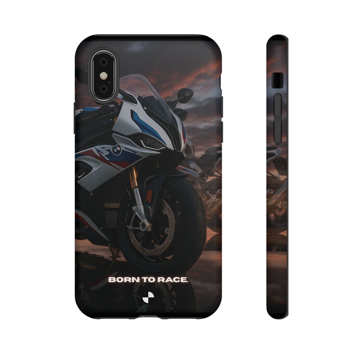 Coque de téléphone pour moto BMW – Design Born to Race