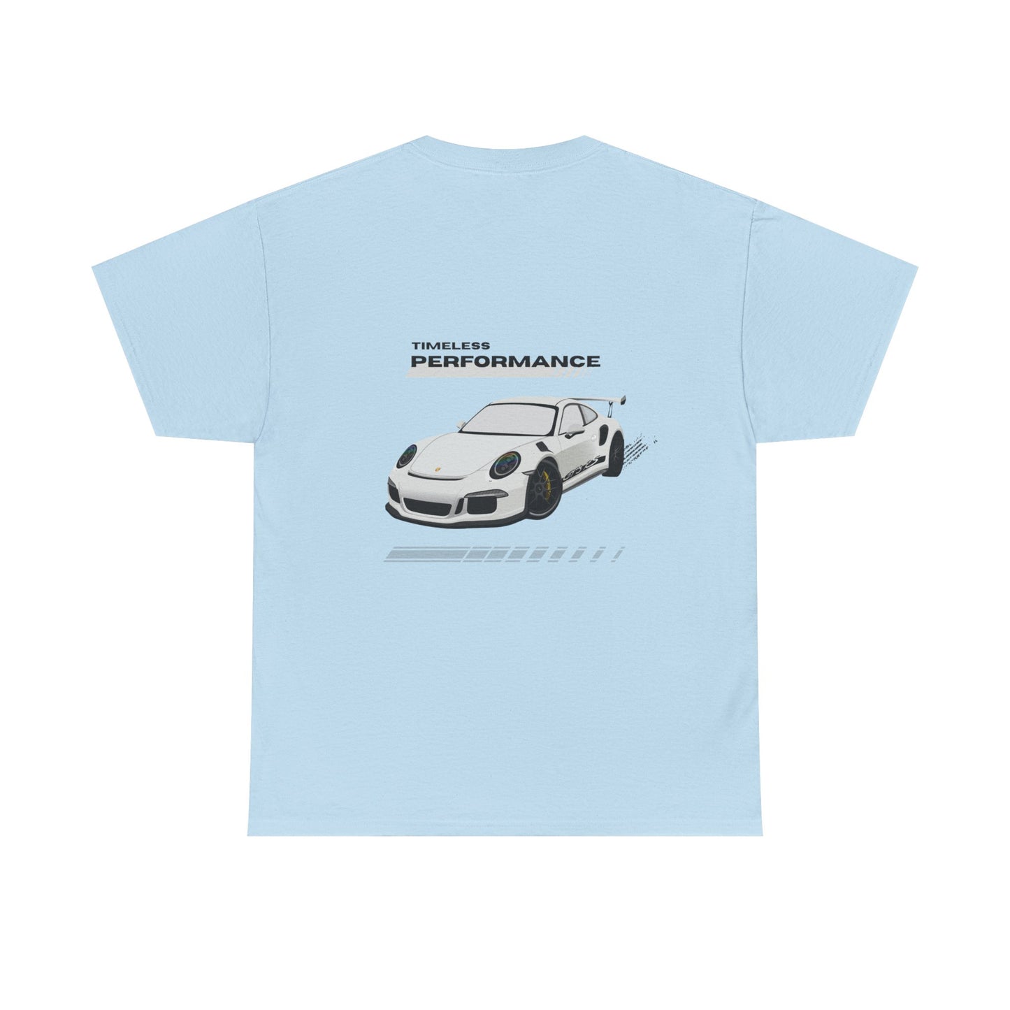 Performance intemporelle, Porsche, T-shirt unisexe en coton épais, T-shirt pour passionné d'automobile, Cadeau automobile, Vêtements de sport automobile, Tenue décontractée, T-shirt unisexe