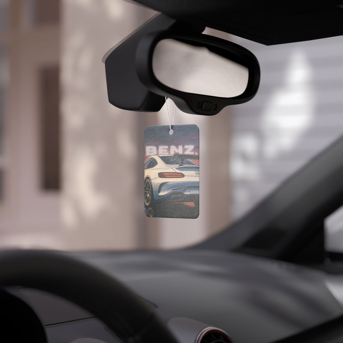 Benz Car Air Freshener - Stylish Automotive Air Freshener with Benz Graphic