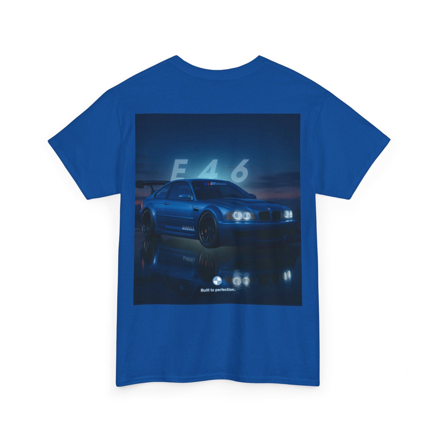 T-shirt graphique E46 Racing - Cadeau pour passionné d'automobile, T-shirt de course, Vêtements de sport automobile, Haut pour amoureux de voitures, Vêtements automobiles