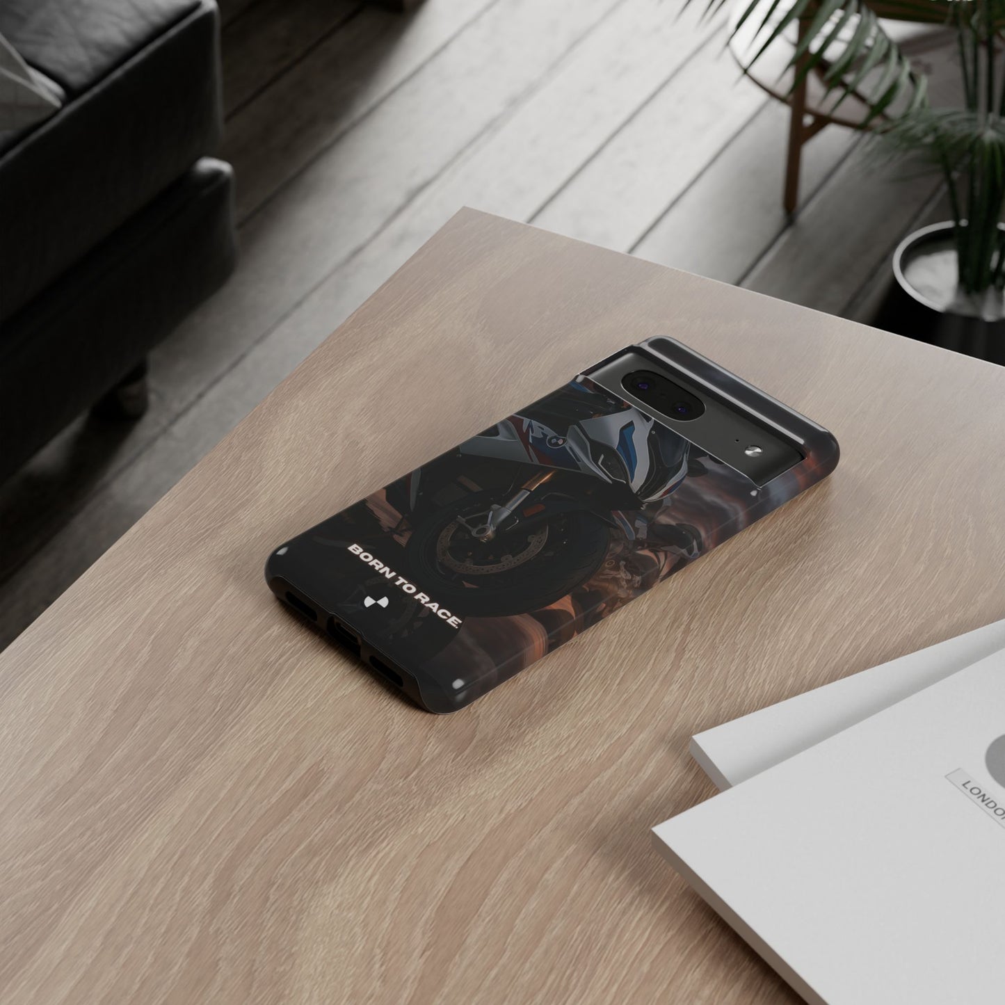 Coque de téléphone pour moto BMW – Design Born to Race