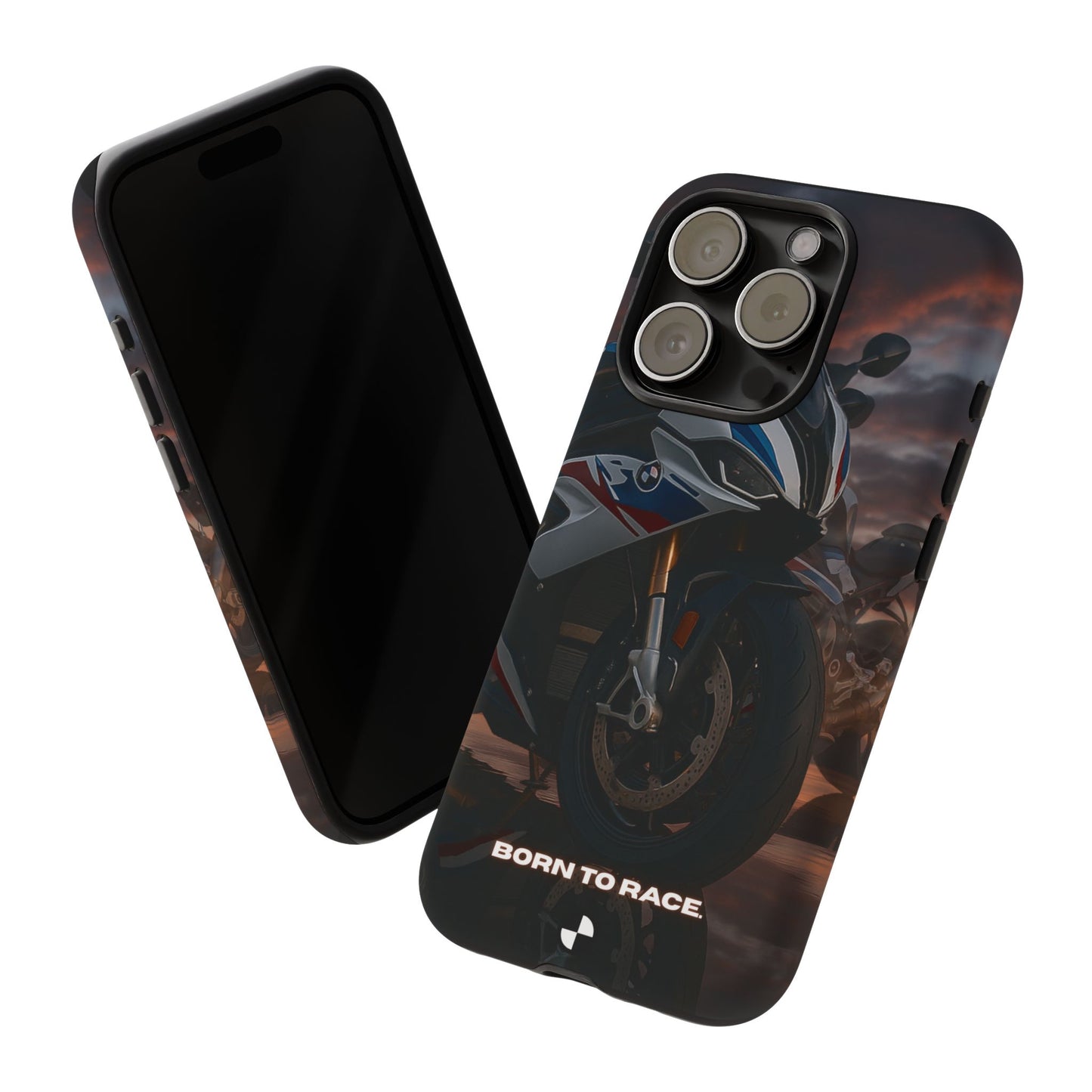 Coque de téléphone pour moto BMW – Design Born to Race