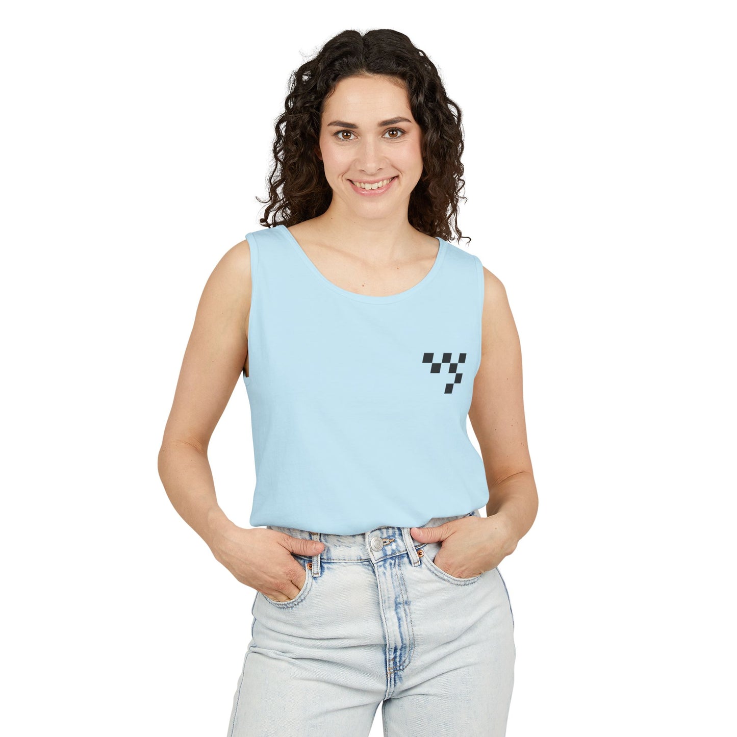 Raceline Holo Inspired Car - Unisex Garment-Dyed Tank Top
