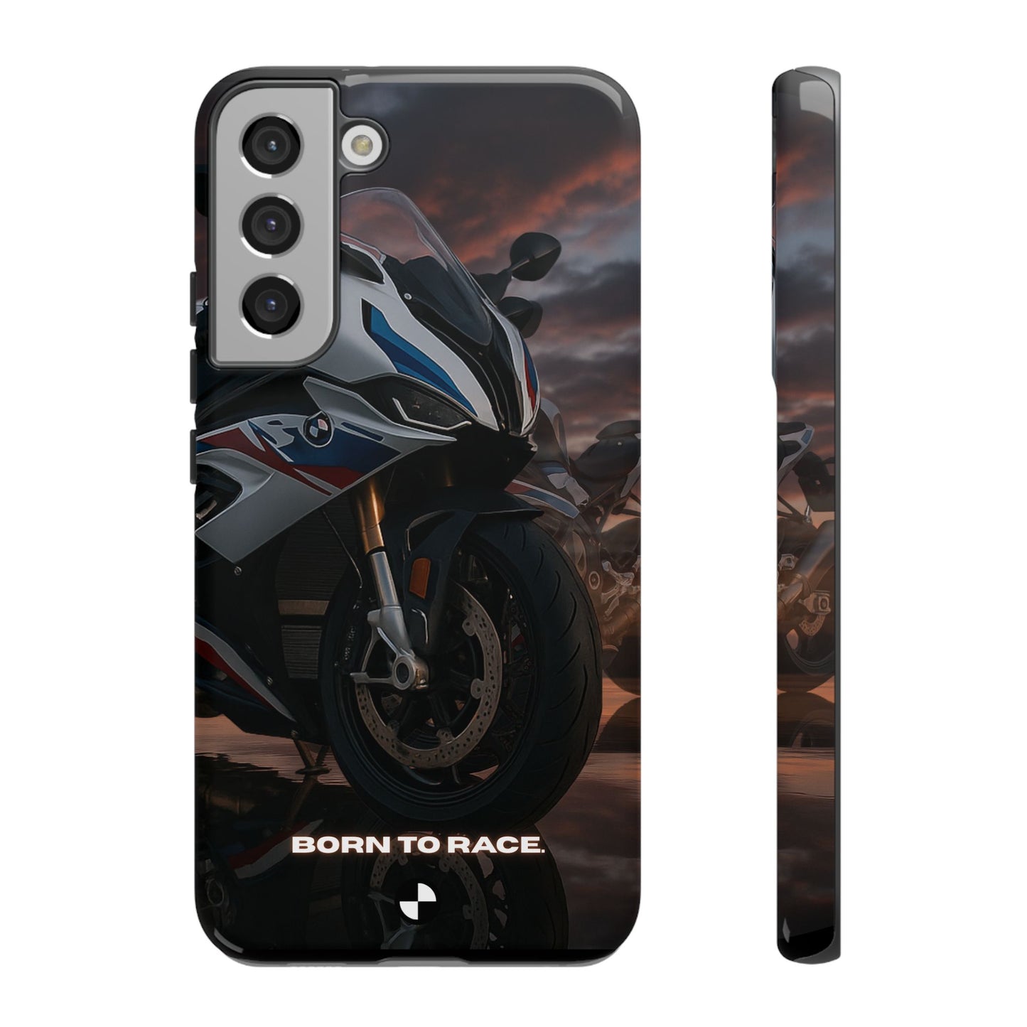 Coque de téléphone pour moto BMW – Design Born to Race