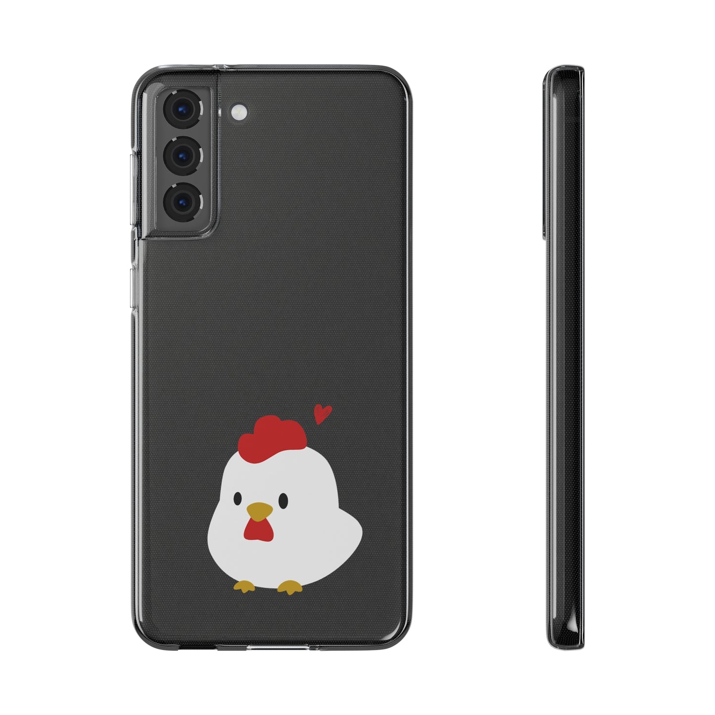 Cute Chicken Soft Phone Case, Animal Phone Cover for Farm Lovers, Gifts for Her, Cute Smartphone Accessory, Chicken Lover Gift