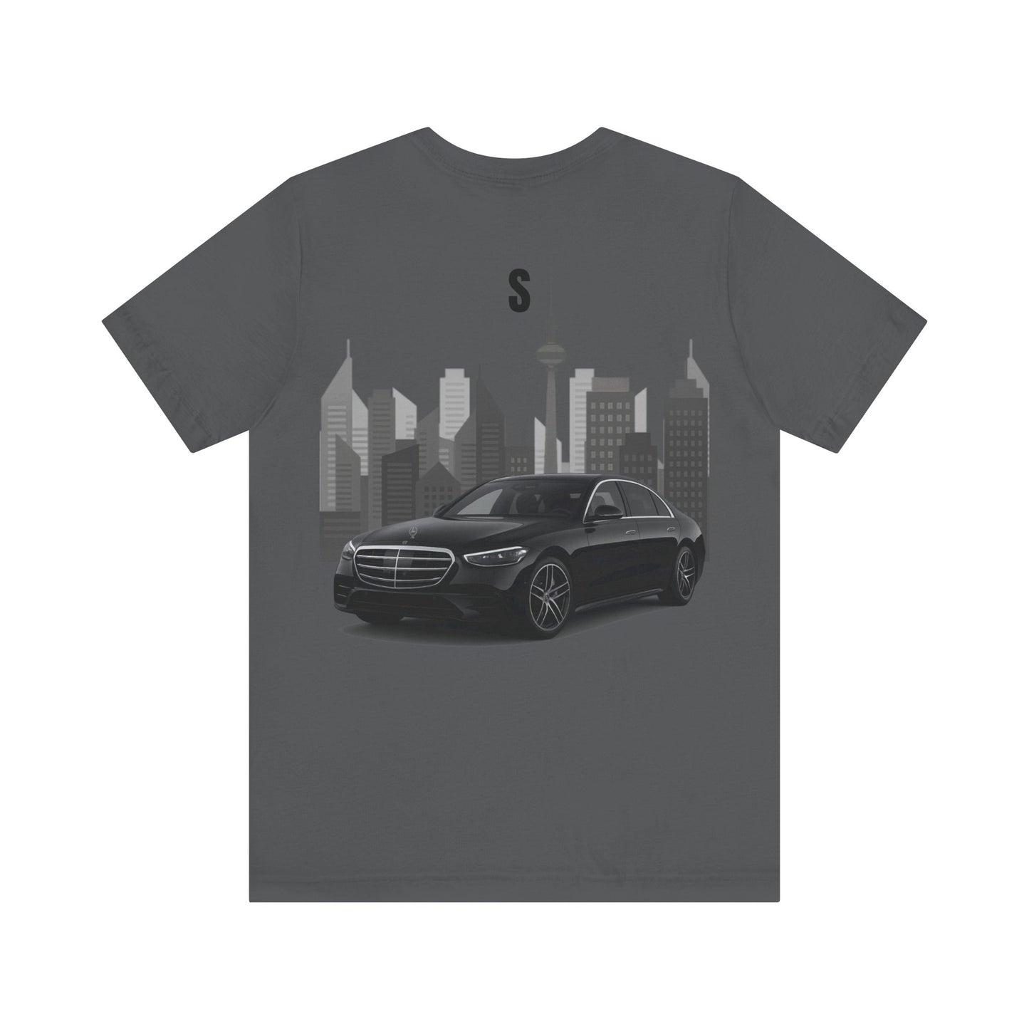 Urban Vibes Car Graphic Tee, Unisex Jersey Short Sleeve Tee, Cityscape T-Shirt, Cool Car Shirt, Gift for Car Lovers, Trendy Everyday Wear