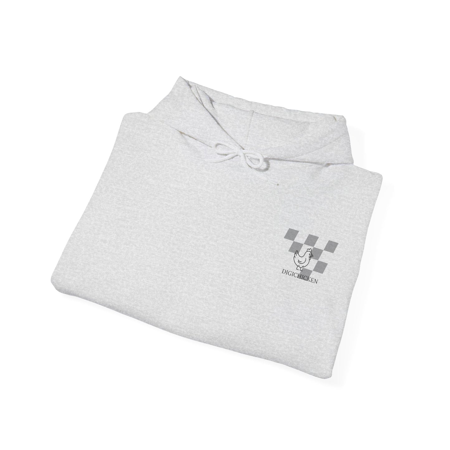 BenZ inspired Racing Hoodie with backprint- White racing car with rear spoiler