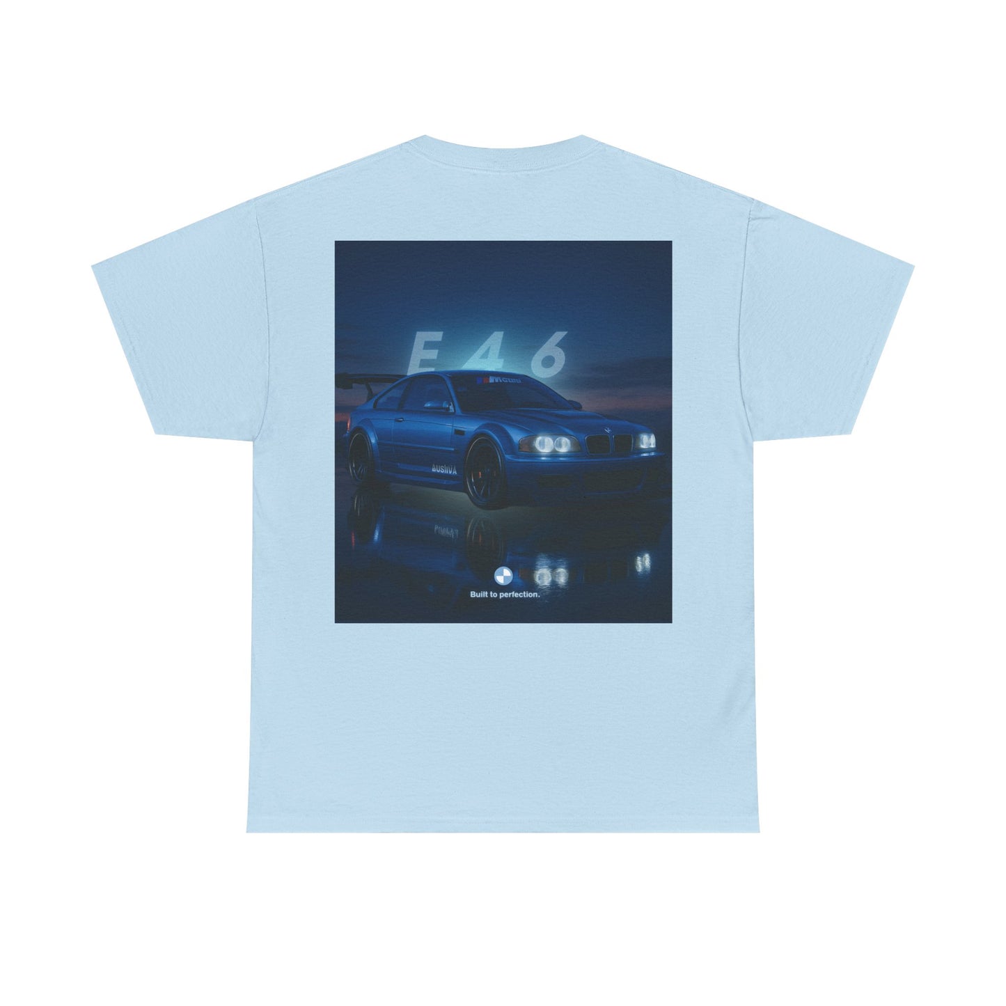 T-shirt graphique E46 Racing - Cadeau pour passionné d'automobile, T-shirt de course, Vêtements de sport automobile, Haut pour amoureux de voitures, Vêtements automobiles