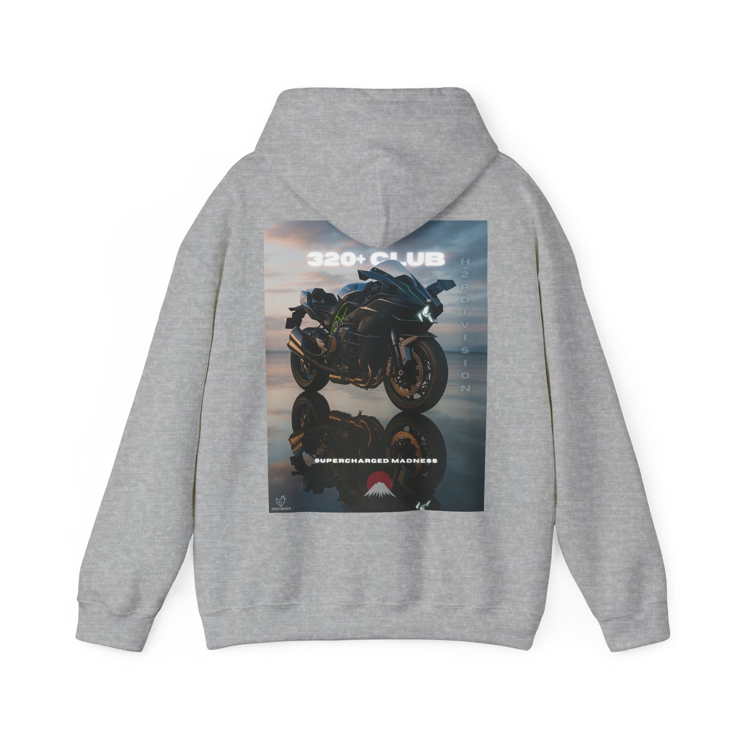 H2R Racing-Inspired Unisex Heavy Blend Hoodie with Graphic Art Design