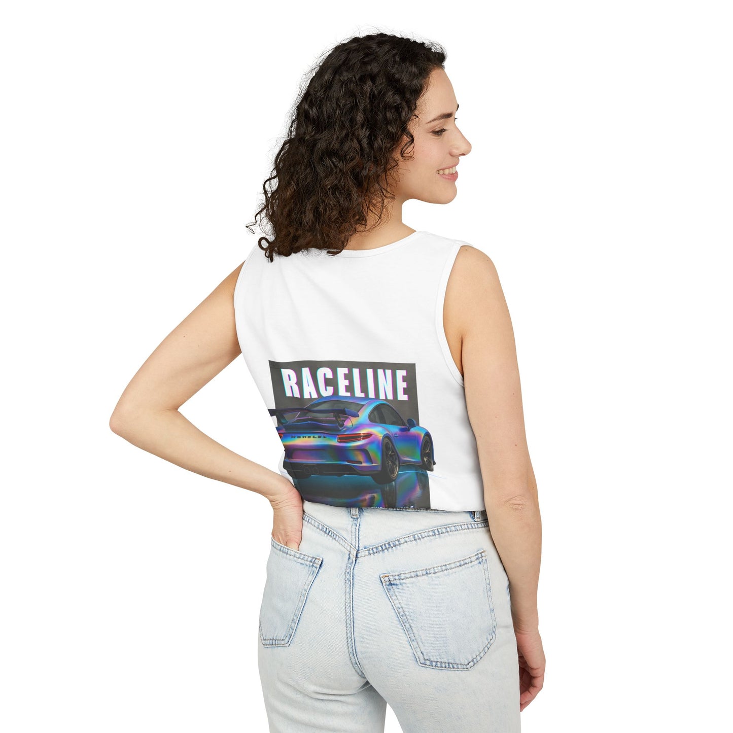 Raceline Holo Inspired Car - Unisex Garment-Dyed Tank Top