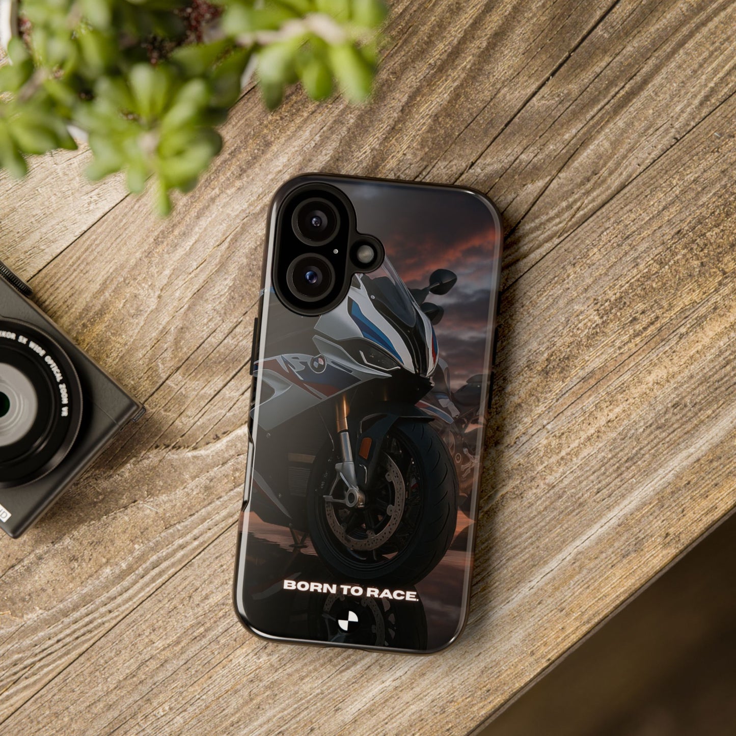 Coque de téléphone pour moto BMW – Design Born to Race