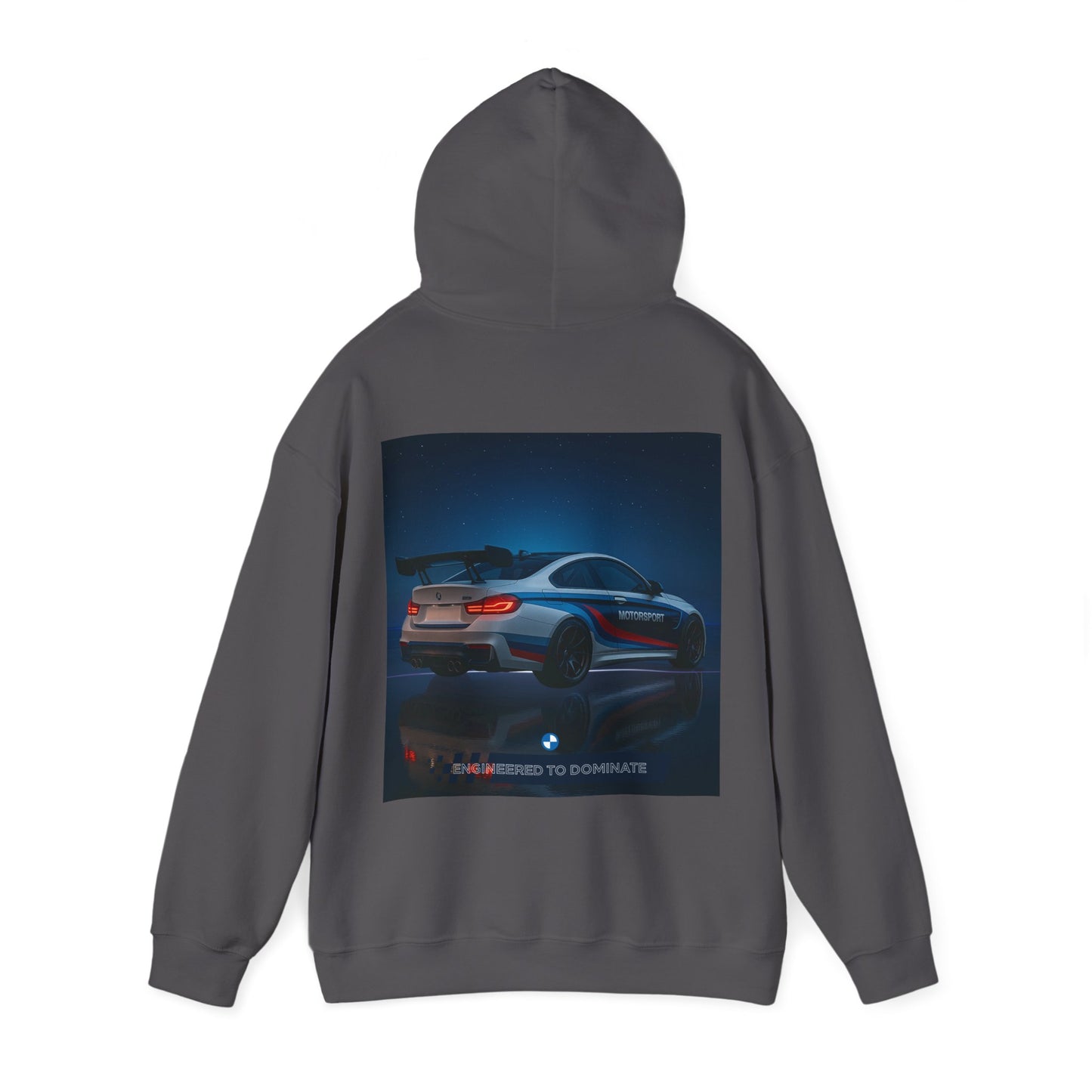 Engineered to Dominate Racing Hoodie - Unisex Heavy Blend Sweatshirt for Car Enthusiasts