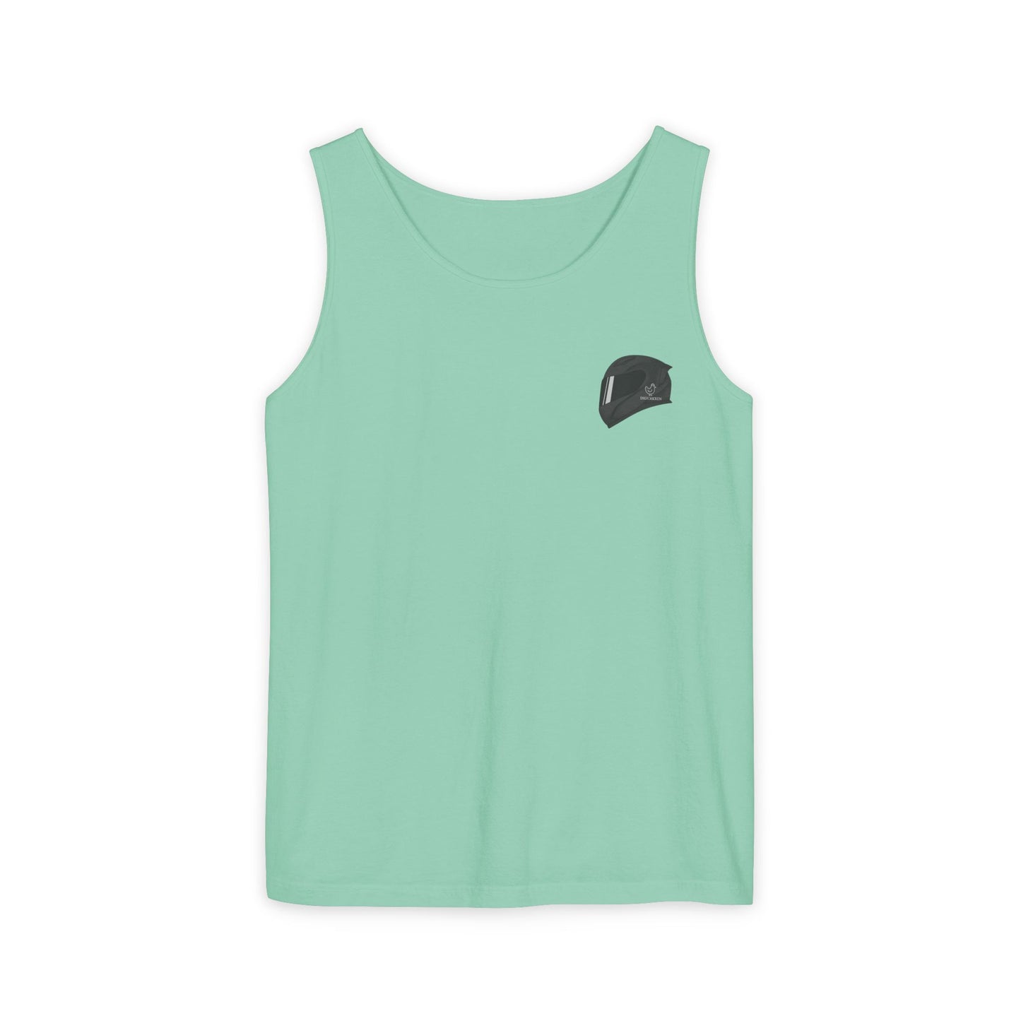 H2R Cool Backprint, Unisex Garment-Dyed Tank Top - 320+ Club Motorcycle Design