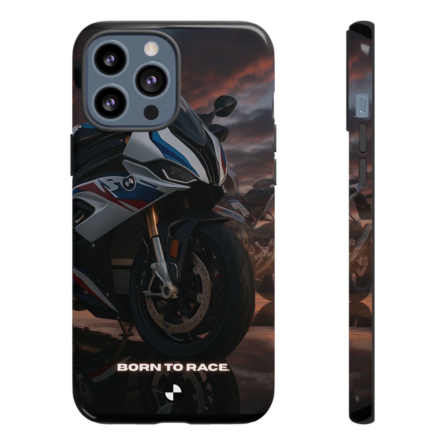 Coque de téléphone pour moto BMW – Design Born to Race