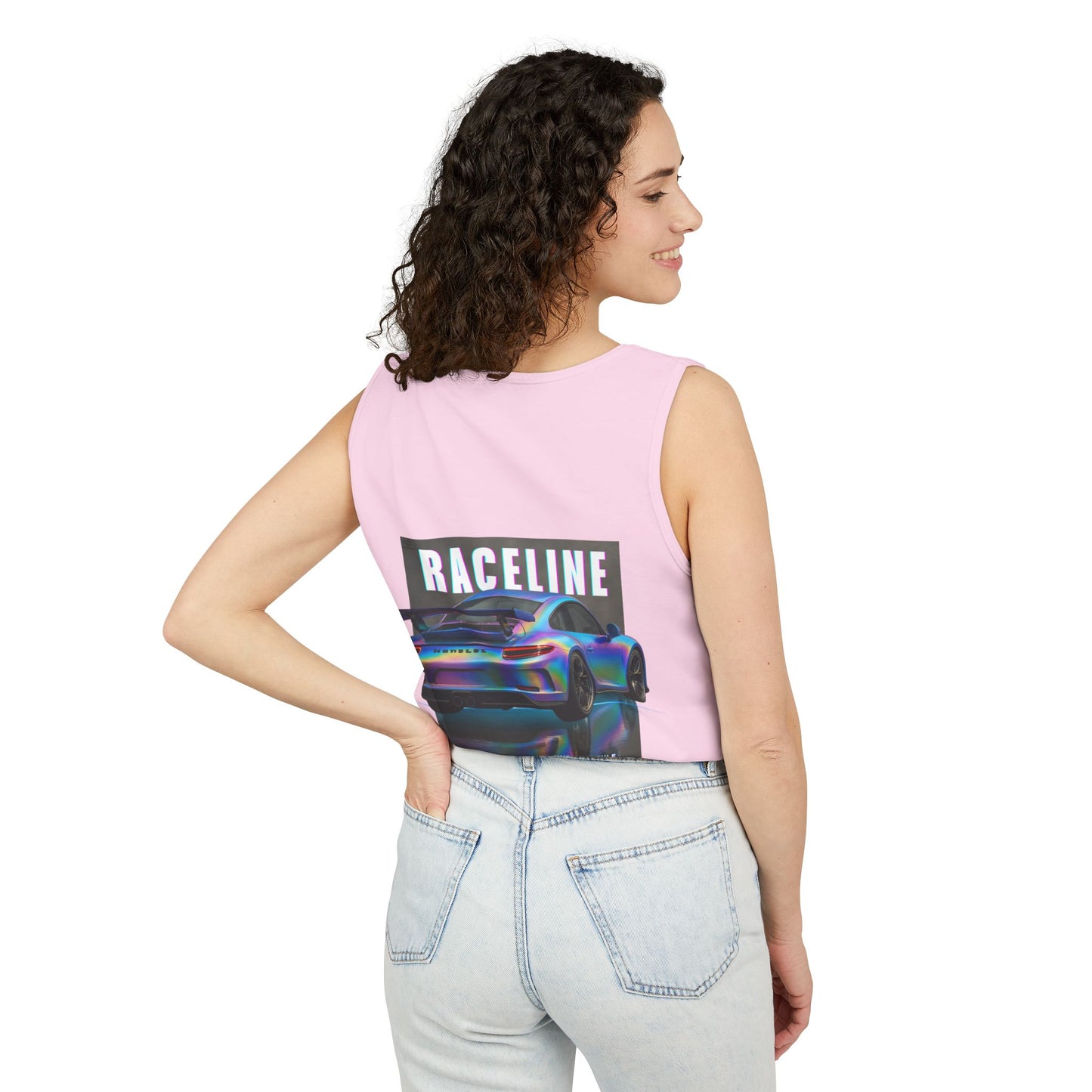 Raceline Holo Inspired Car - Unisex Garment-Dyed Tank Top
