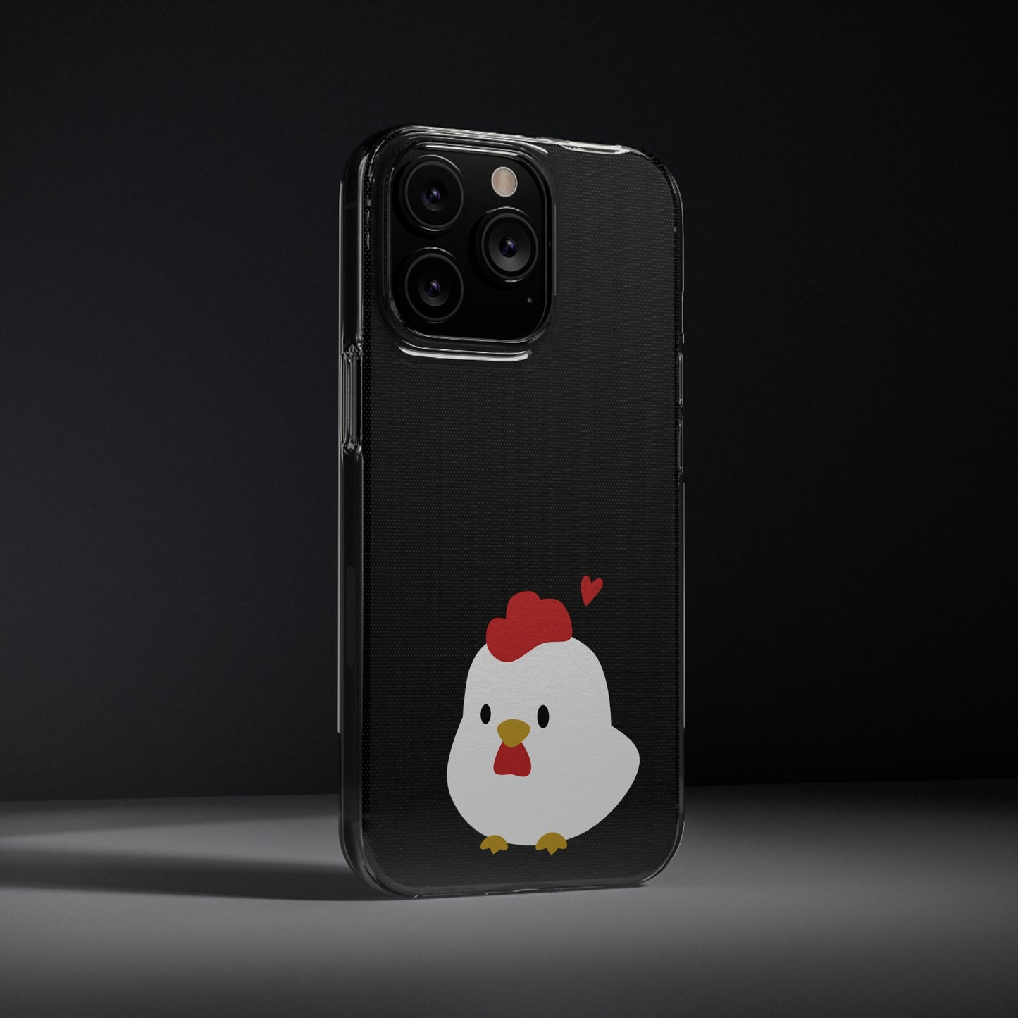 Cute Chicken Soft Phone Case, Animal Phone Cover for Farm Lovers, Gifts for Her, Cute Smartphone Accessory, Chicken Lover Gift