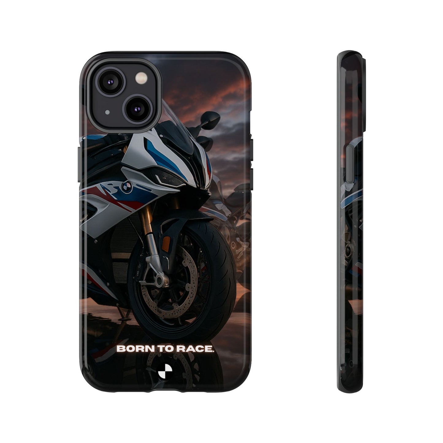 Coque de téléphone pour moto BMW – Design Born to Race