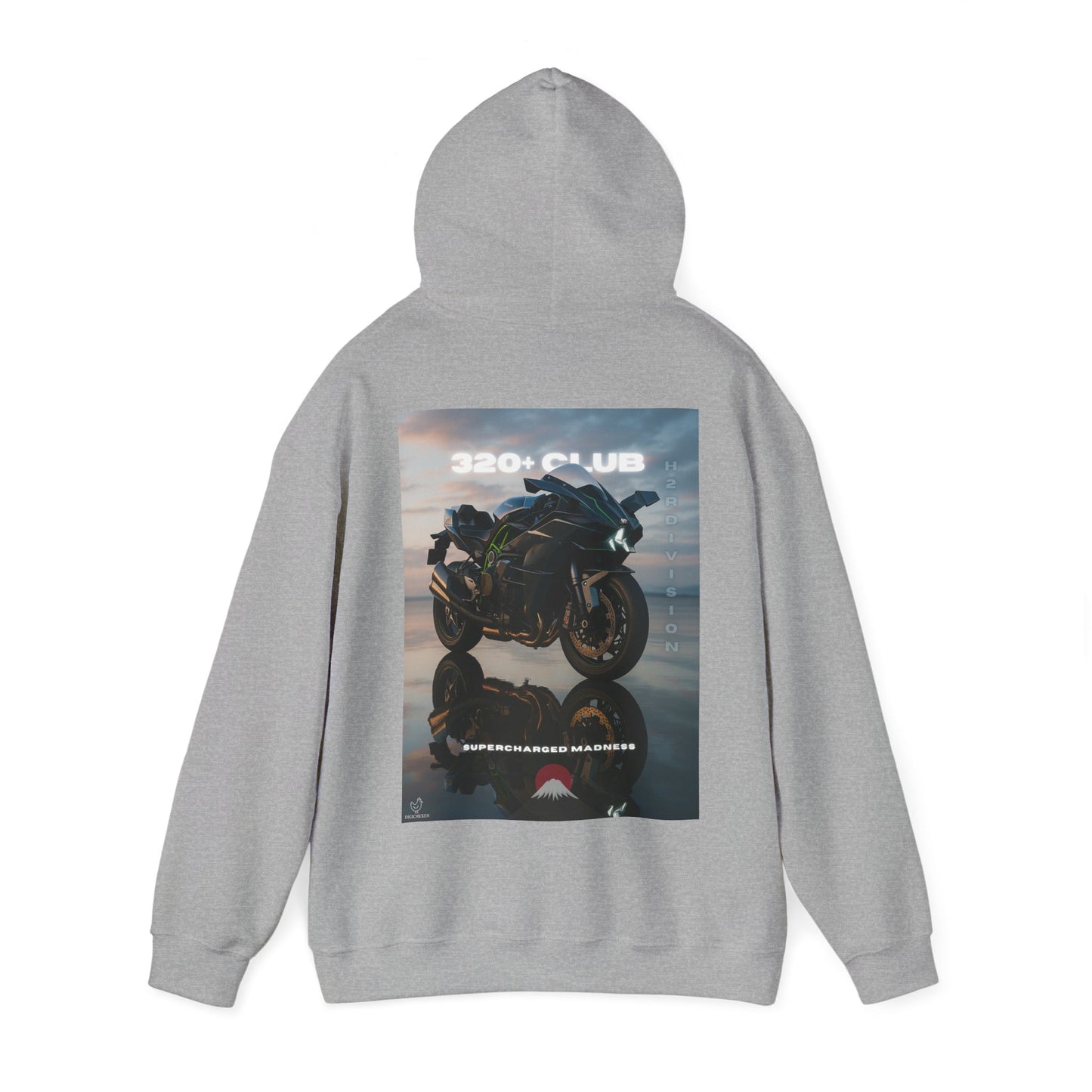 H2R Racing-Inspired Unisex Heavy Blend Hoodie with Graphic Art Design