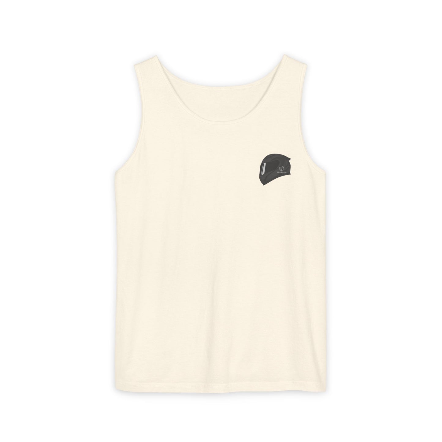 H2R Cool Backprint, Unisex Garment-Dyed Tank Top - 320+ Club Motorcycle Design