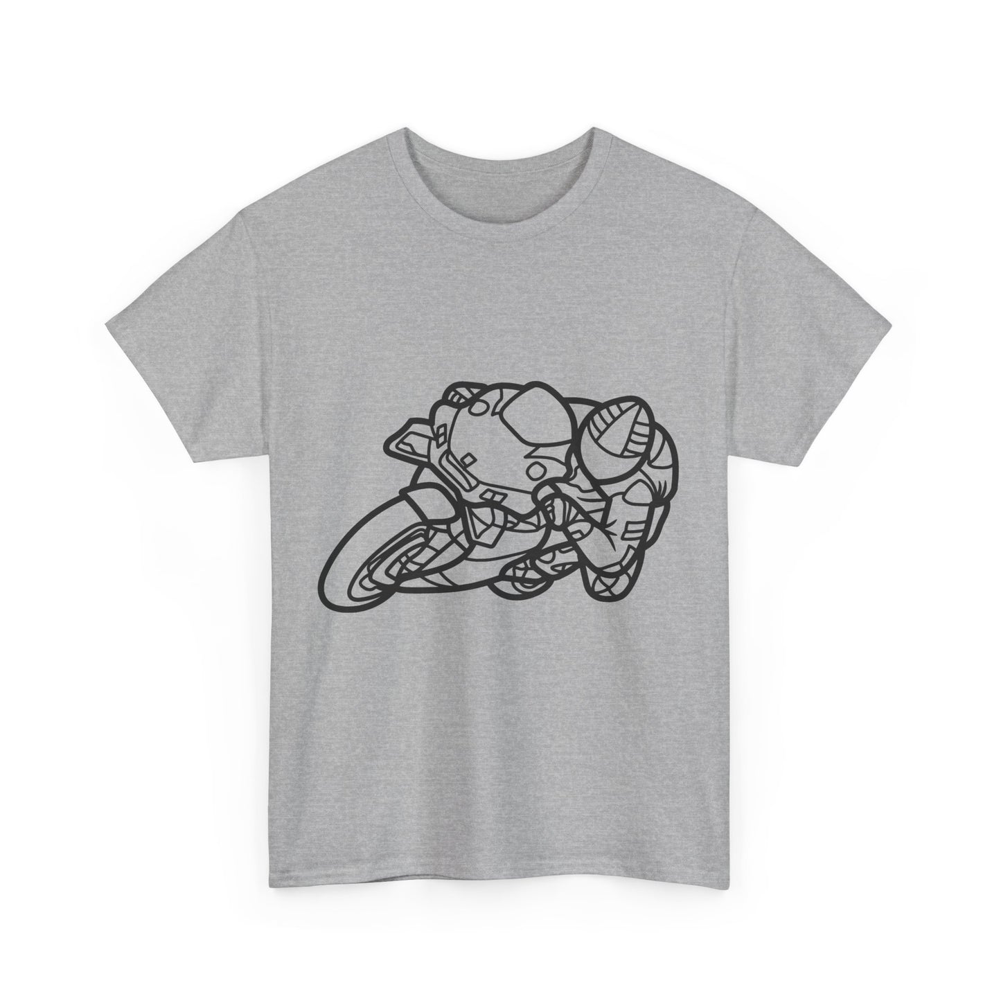 Motorcycle Adventure Tee - Shift and Go, Unisex Heavy Cotton T-Shirt, Biker Gift, Casual Wear, Motorbike Lover Apparel, Ride in Style