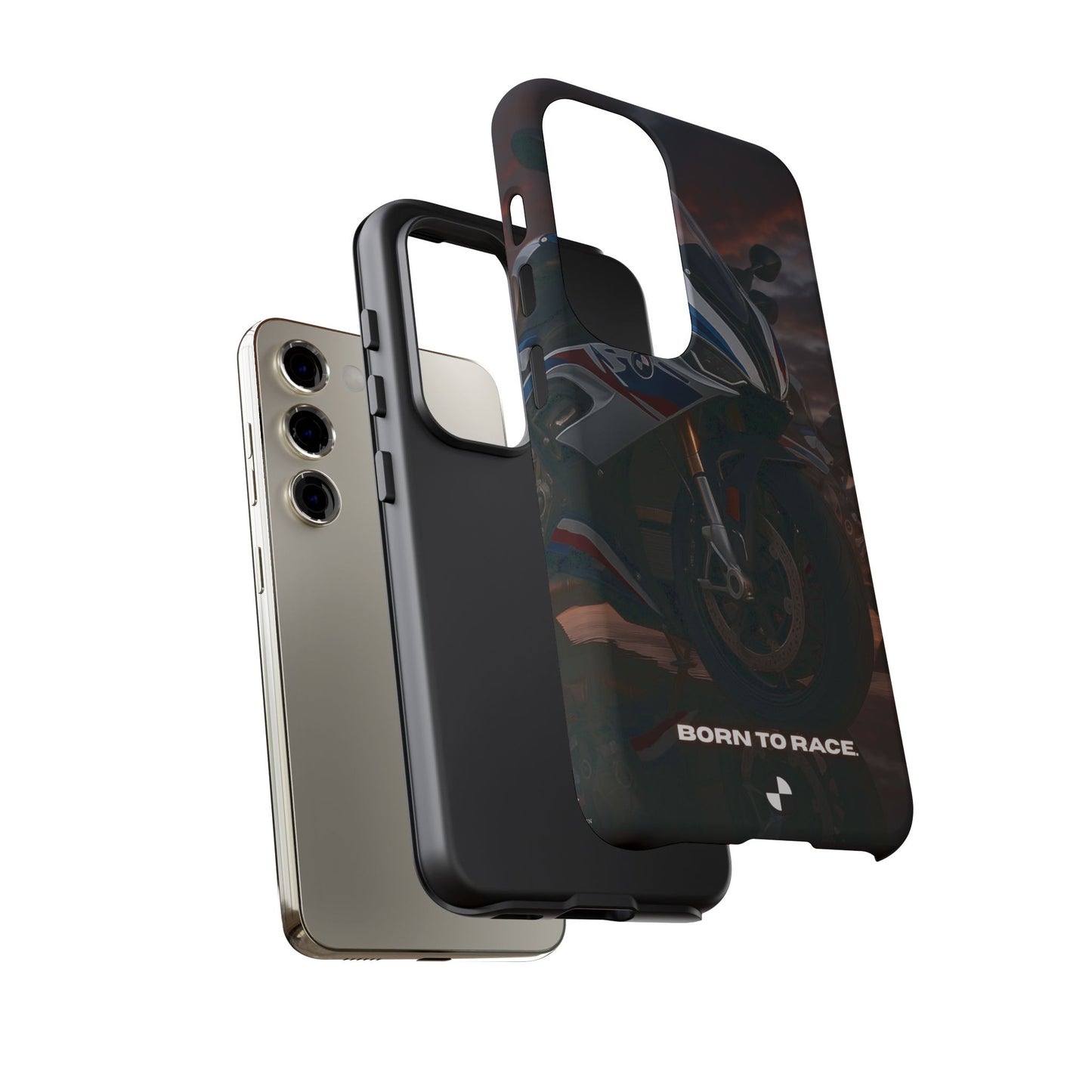 Coque de téléphone pour moto BMW – Design Born to Race