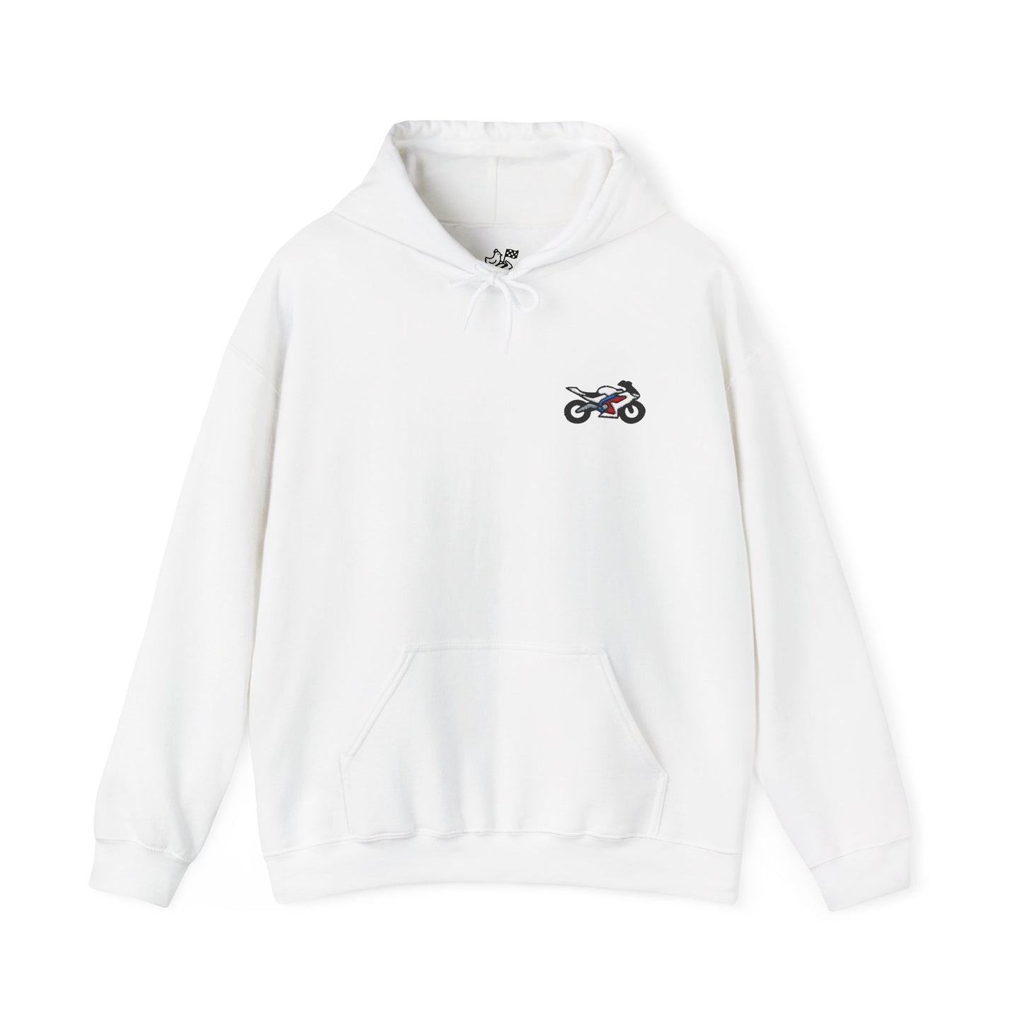 BMW inspired Embroidery Unisex Hoodie, Casual Streetwear, Gift for Bikers, Comfortable Hoodie, Winter Apparel