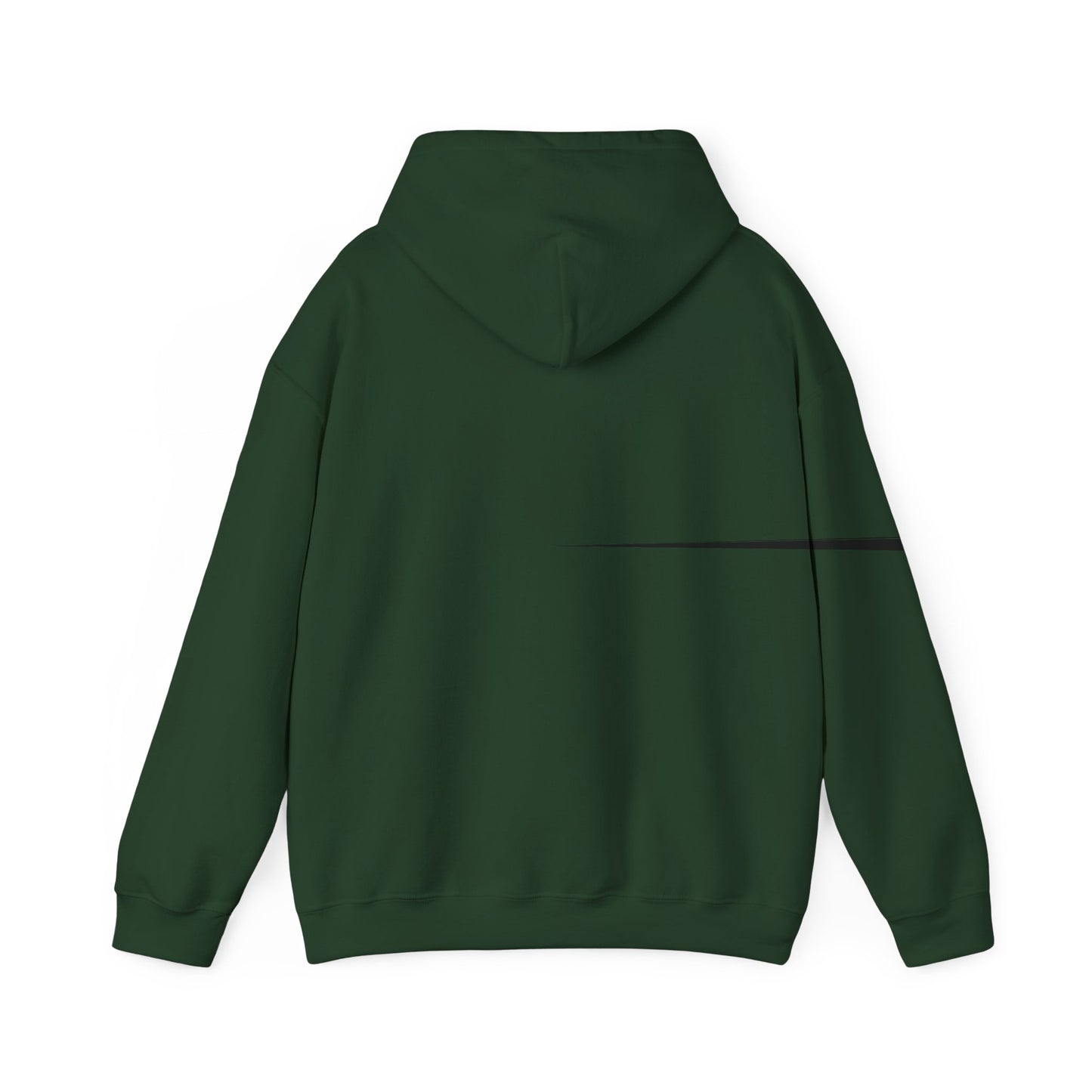 Green Motorcycle Embroidery Modern Minimalist Hoodie - Stylish Unisex Heavy Blend™ Sweatshirt with Graphic Design