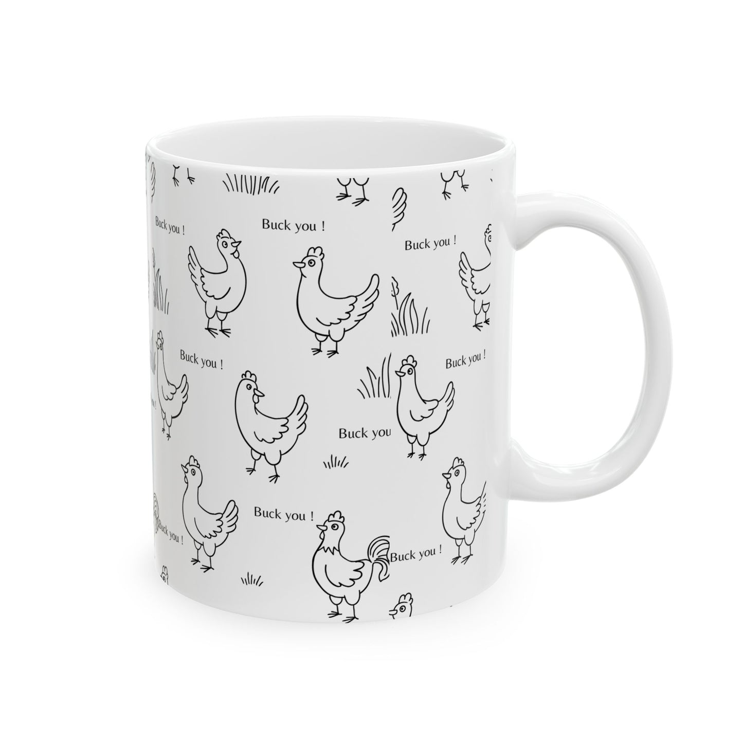 Buck you! Becher